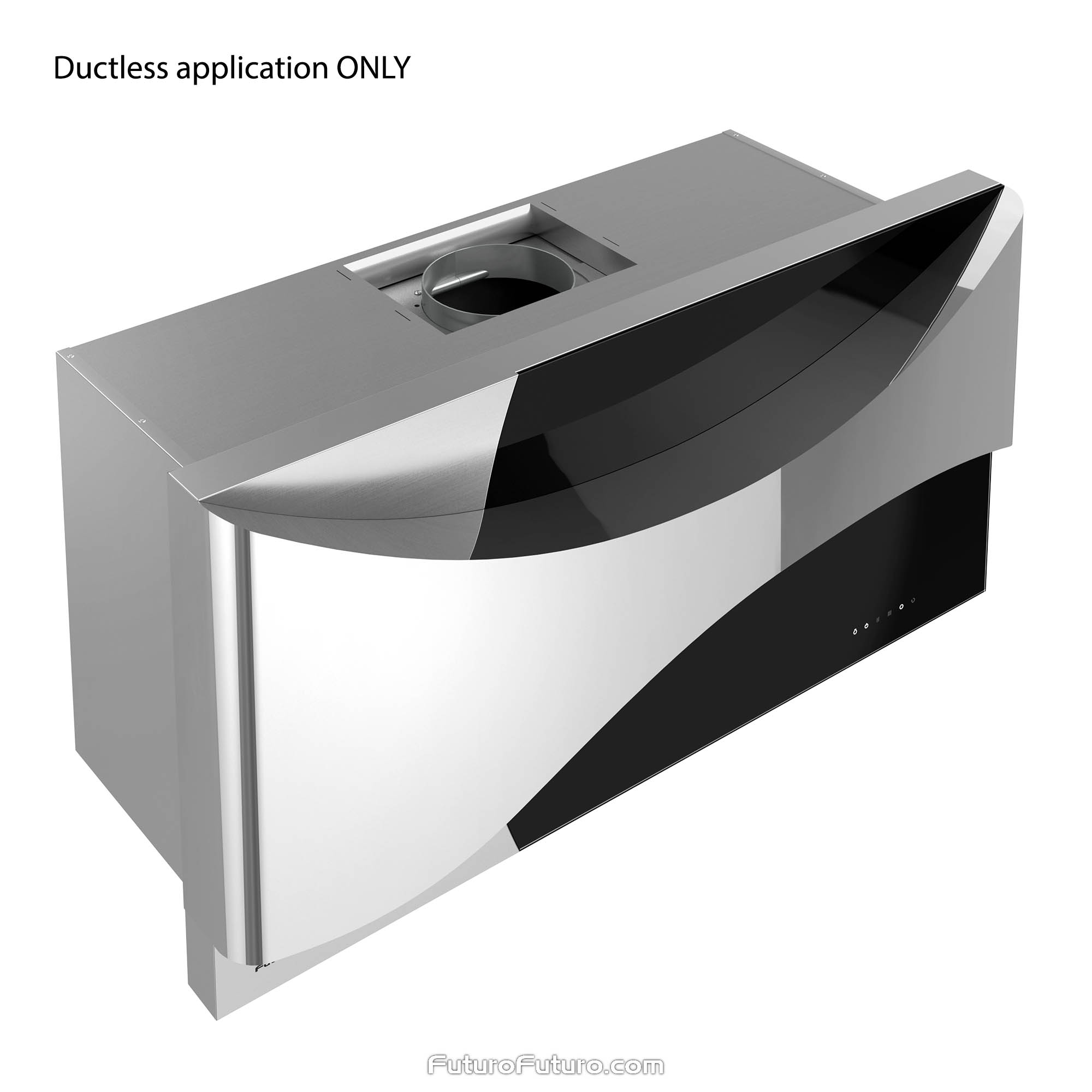 36″ Aesthetics Black Wall Range Hood WL36AESTHETICSBLK