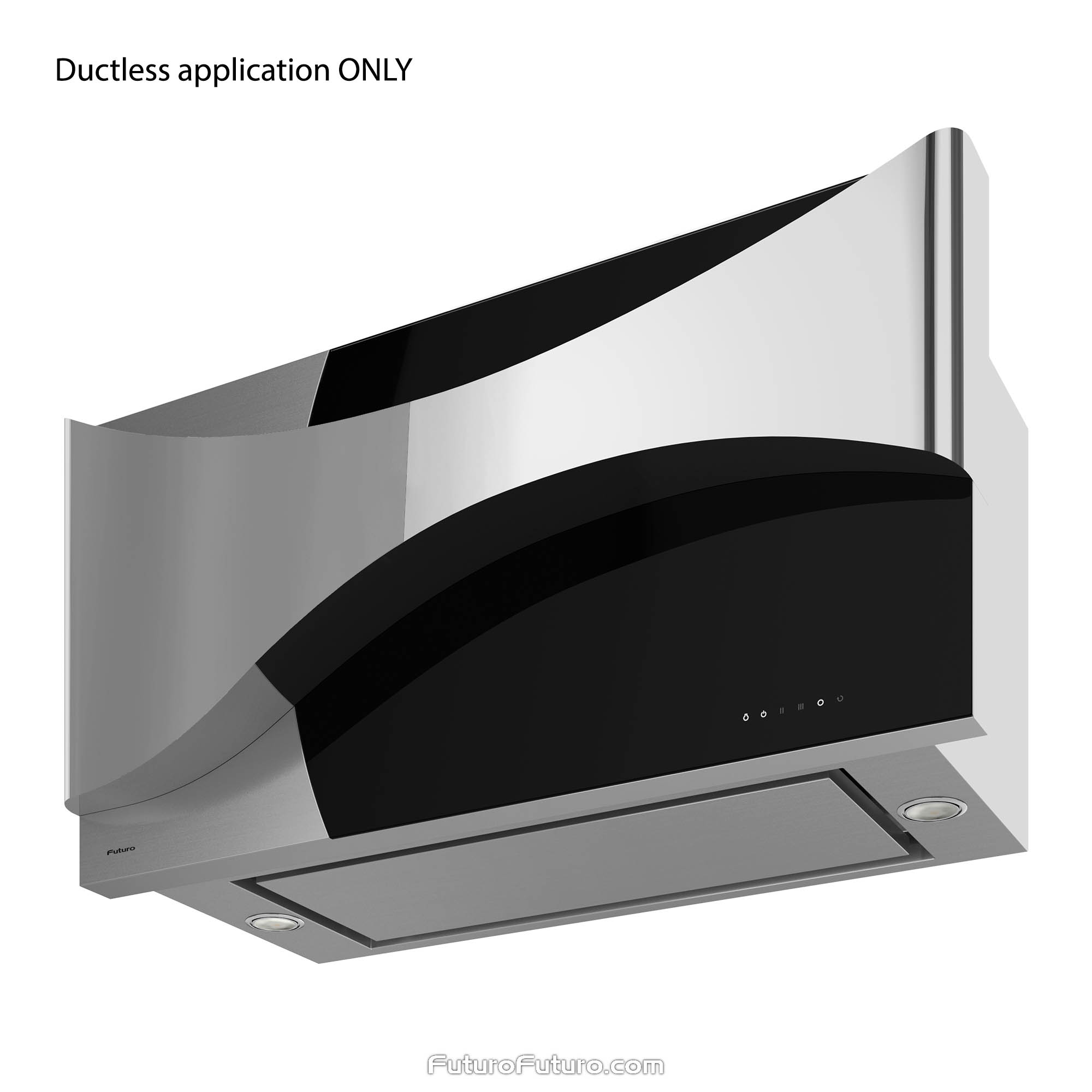 36″ Aesthetics Black Wall Range Hood WL36AESTHETICSBLK