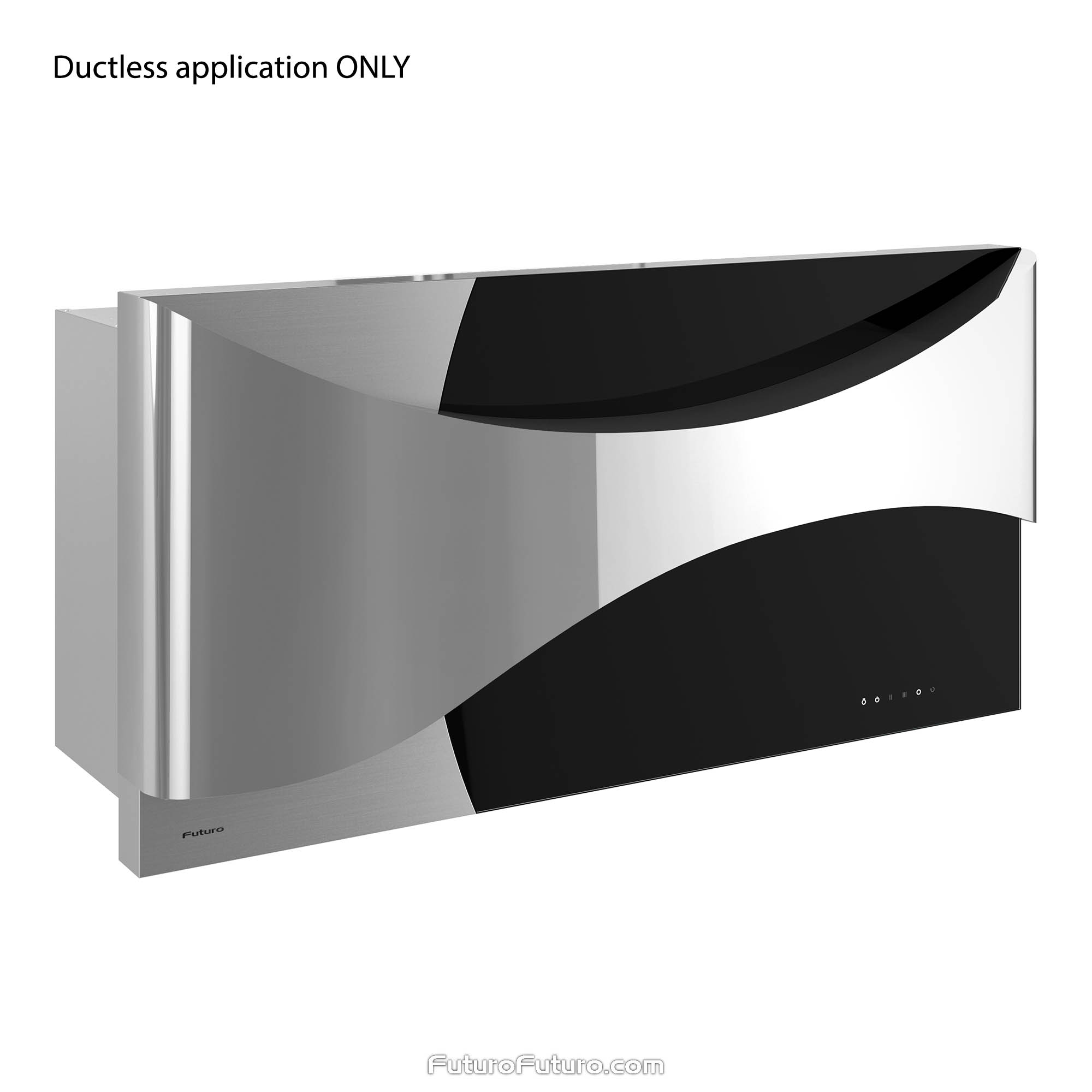36″ Aesthetics Black Wall Range Hood WL36AESTHETICSBLK