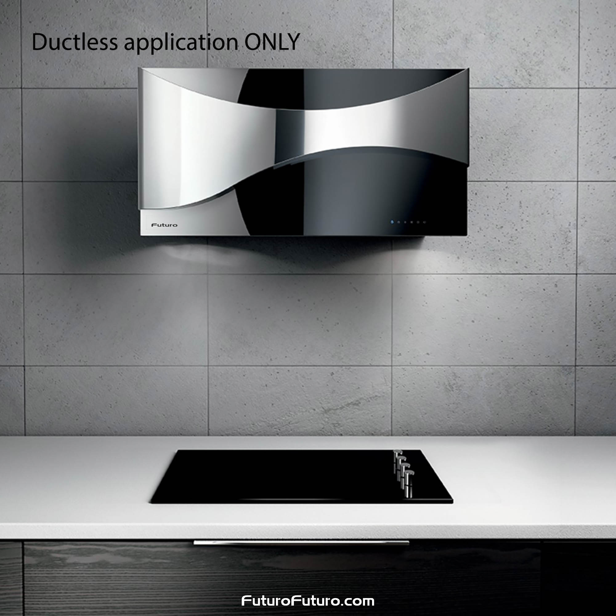 36″ Aesthetics Black Wall Range Hood WL36AESTHETICSBLK