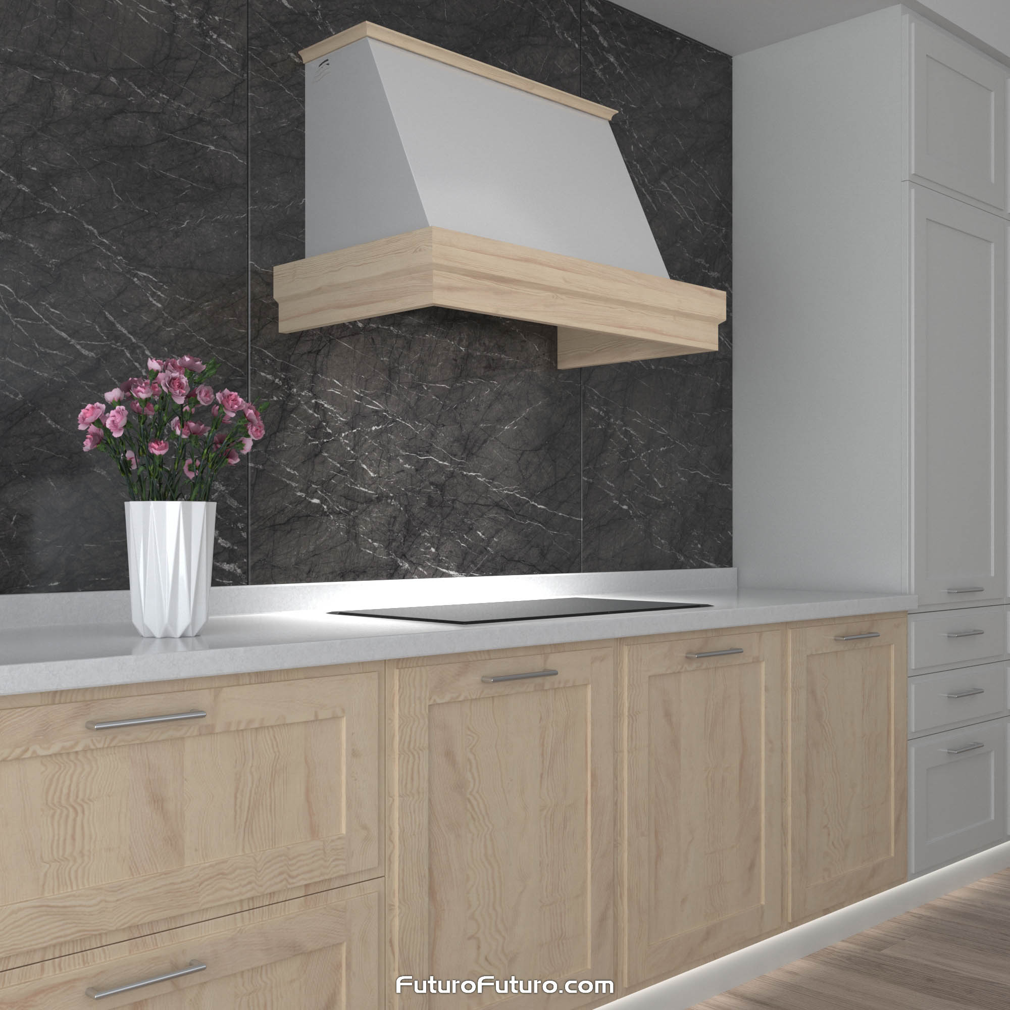 36″ Art Tempo White Wall Range Hood WL36ARTTEMPOWHT