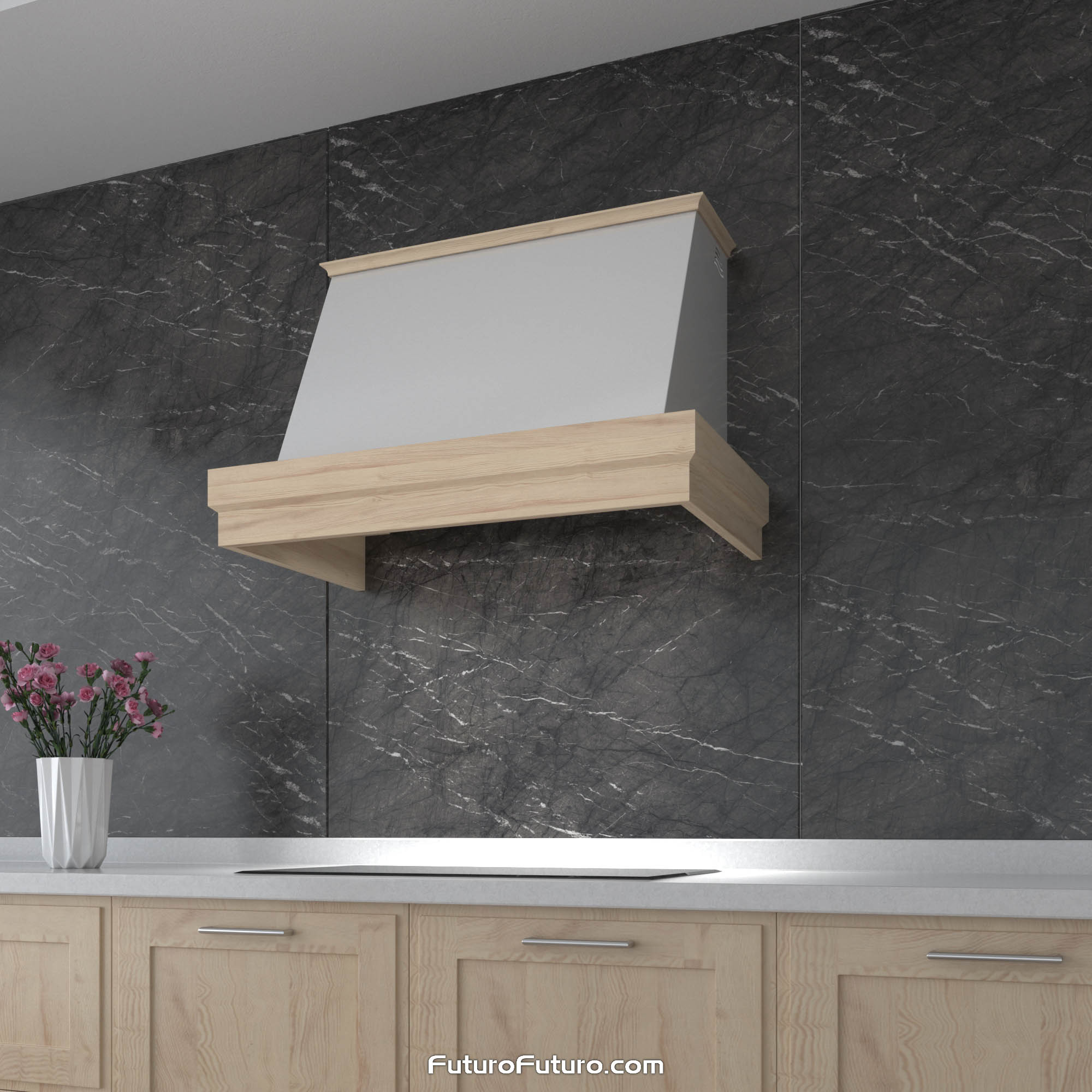 36″ Art Tempo White Wall Range Hood WL36ARTTEMPOWHT