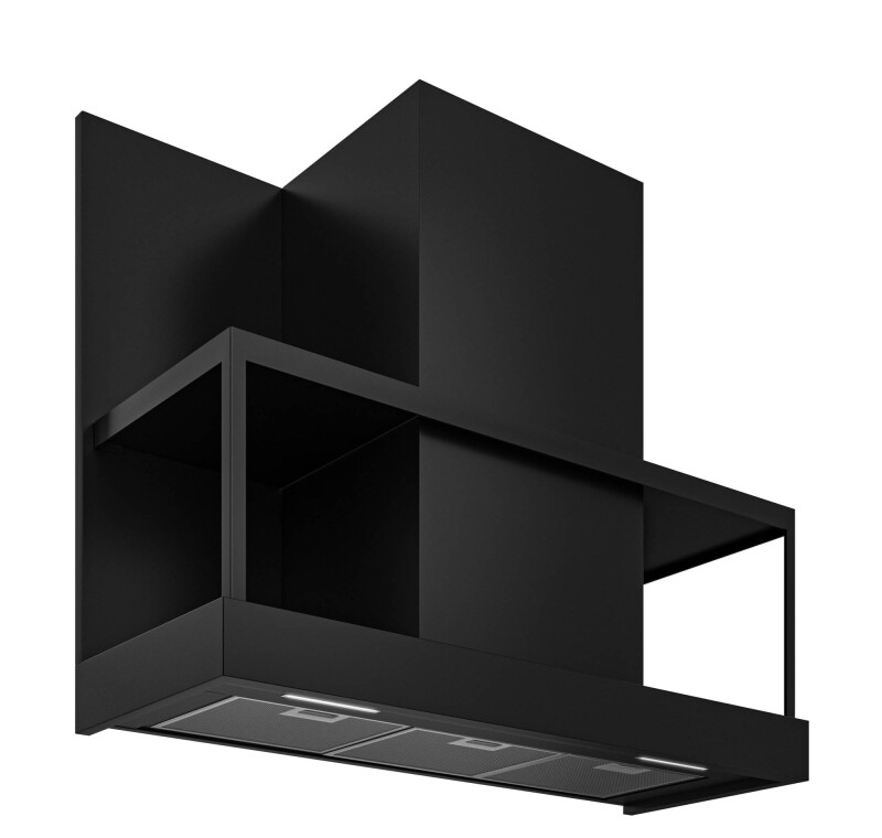 36″ Counter Black Wall Range Hood WL36COUNTERGM