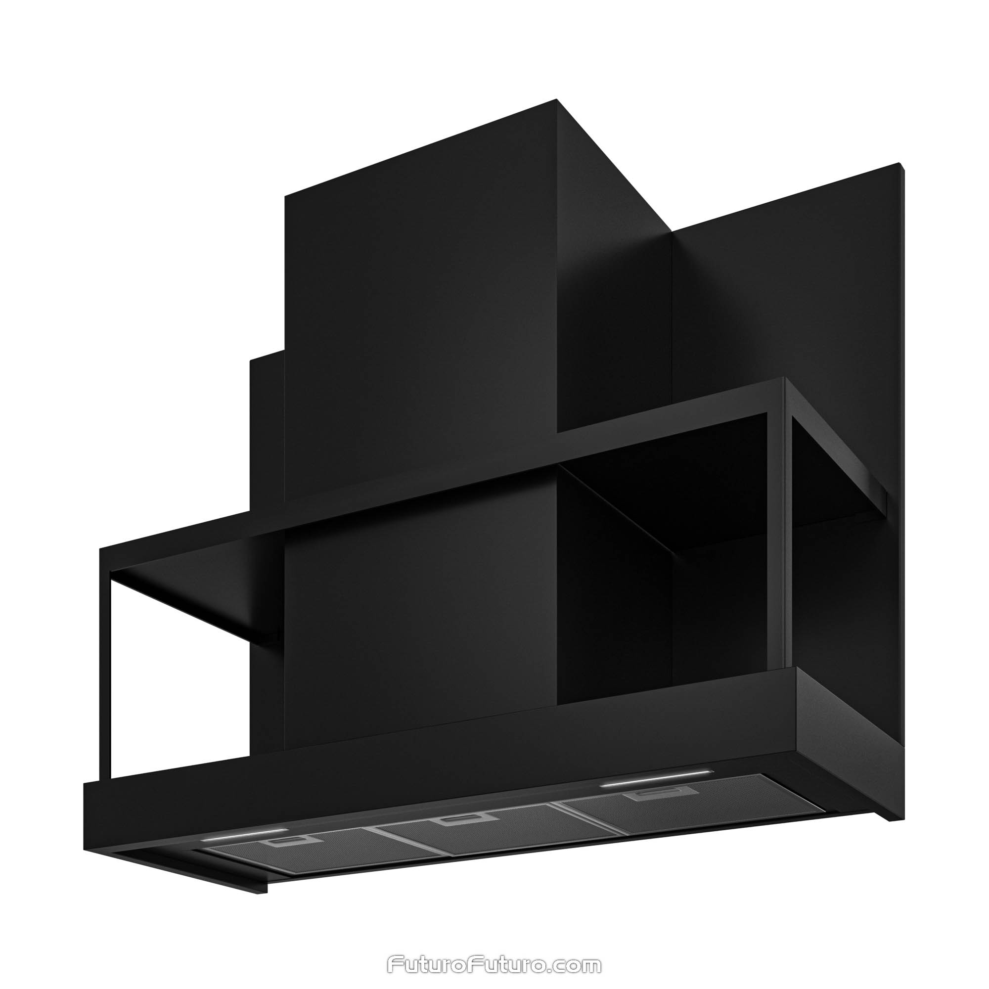 36″ Counter Black Wall Range Hood WL36COUNTERGM