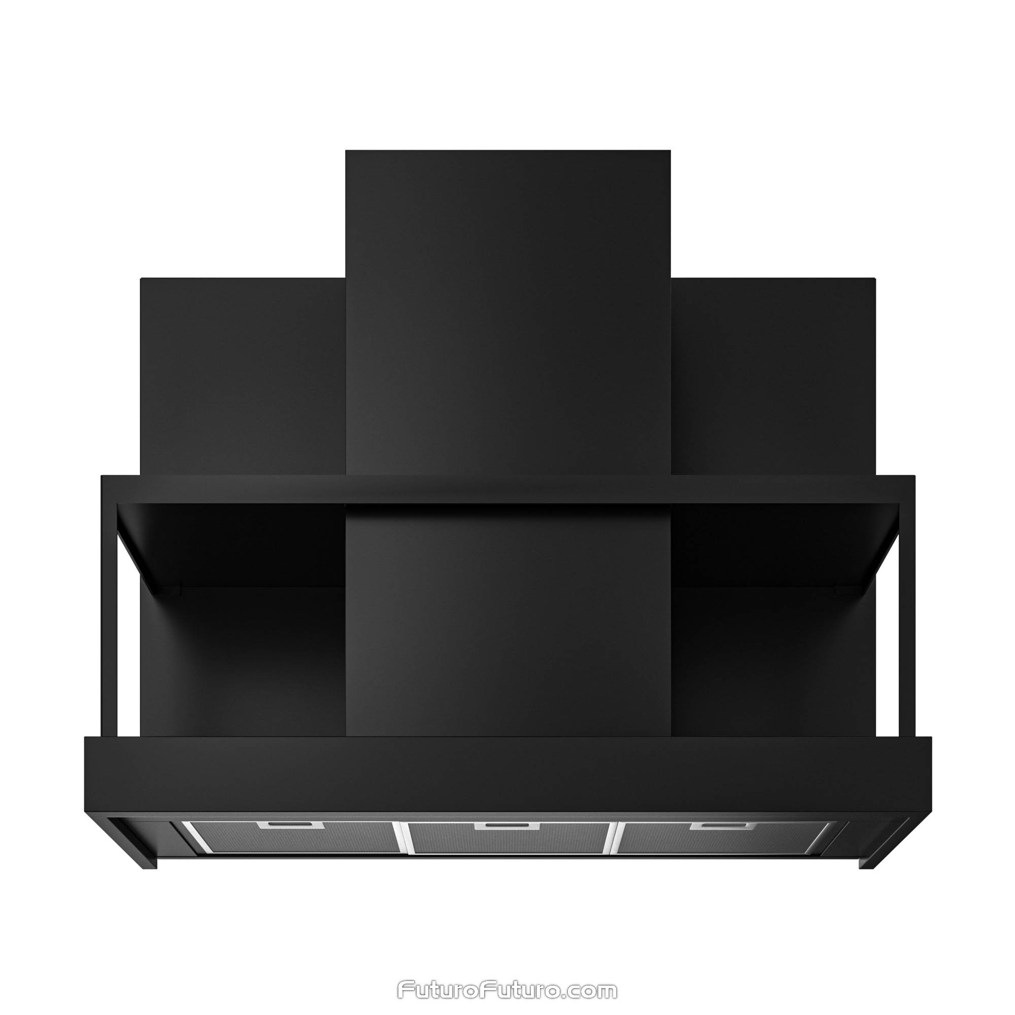 36″ Counter Black Wall Range Hood WL36COUNTERGM