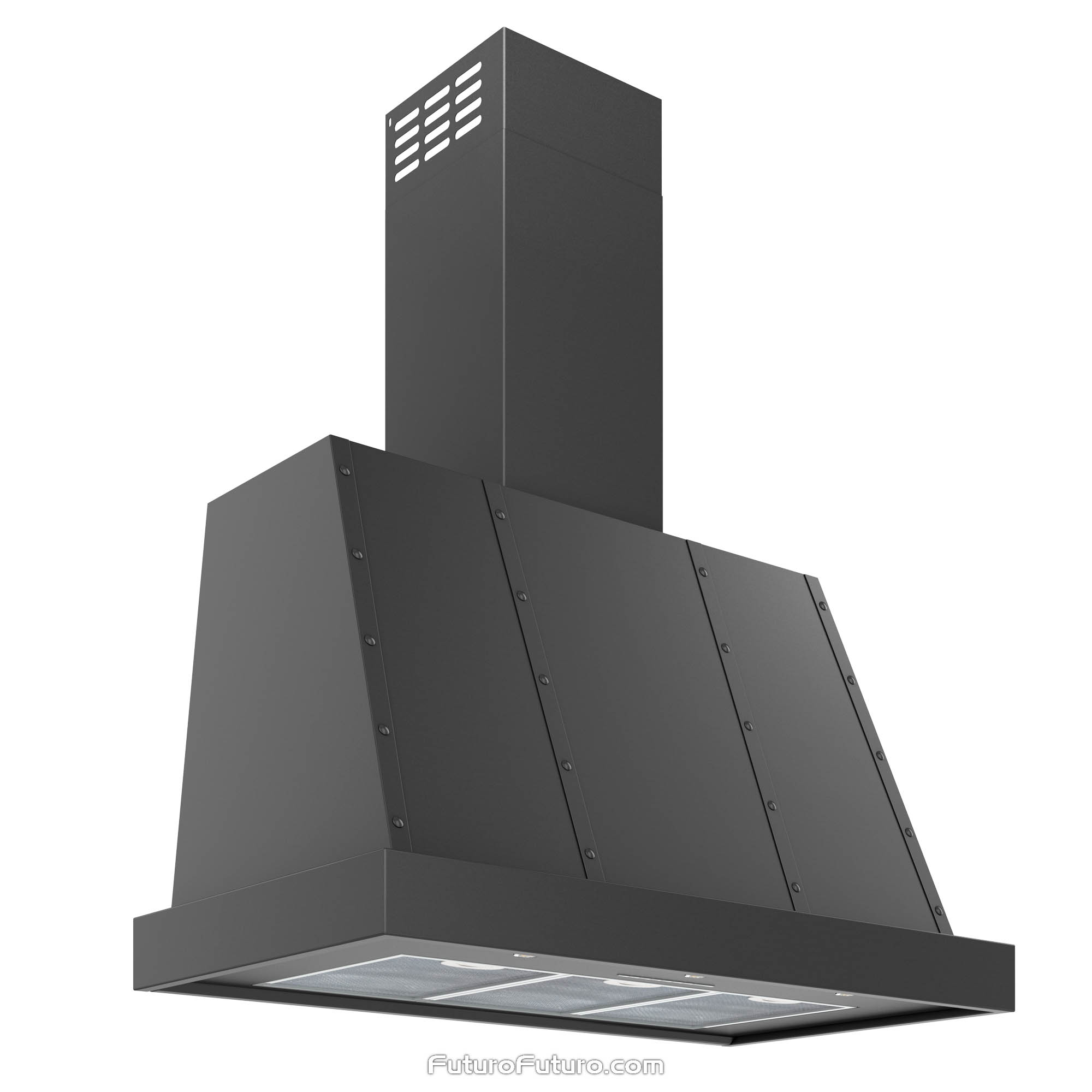 36″ Fano Black Wall Range Hood WL36FANOGM