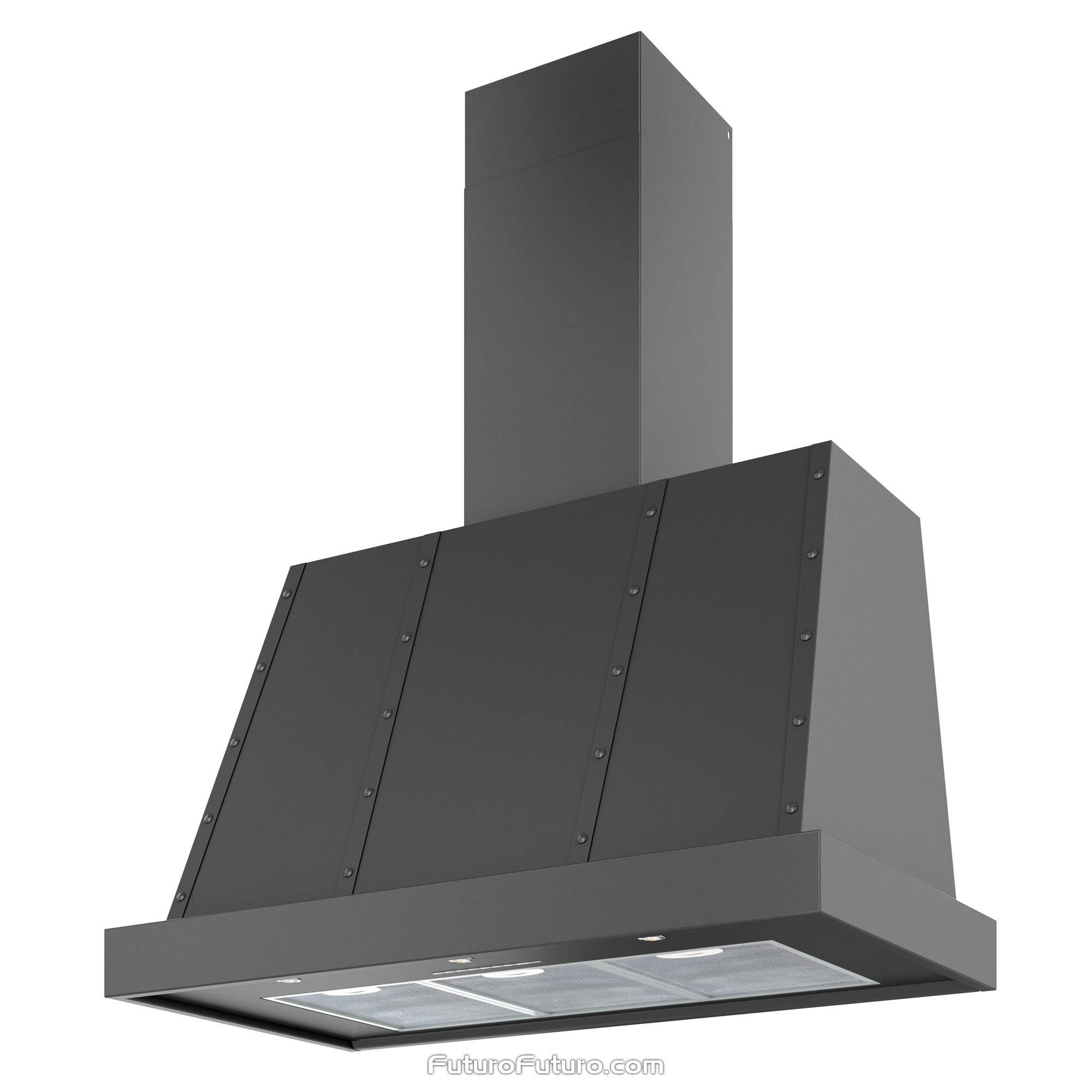 36″ Fano Black Wall Range Hood WL36FANOGM