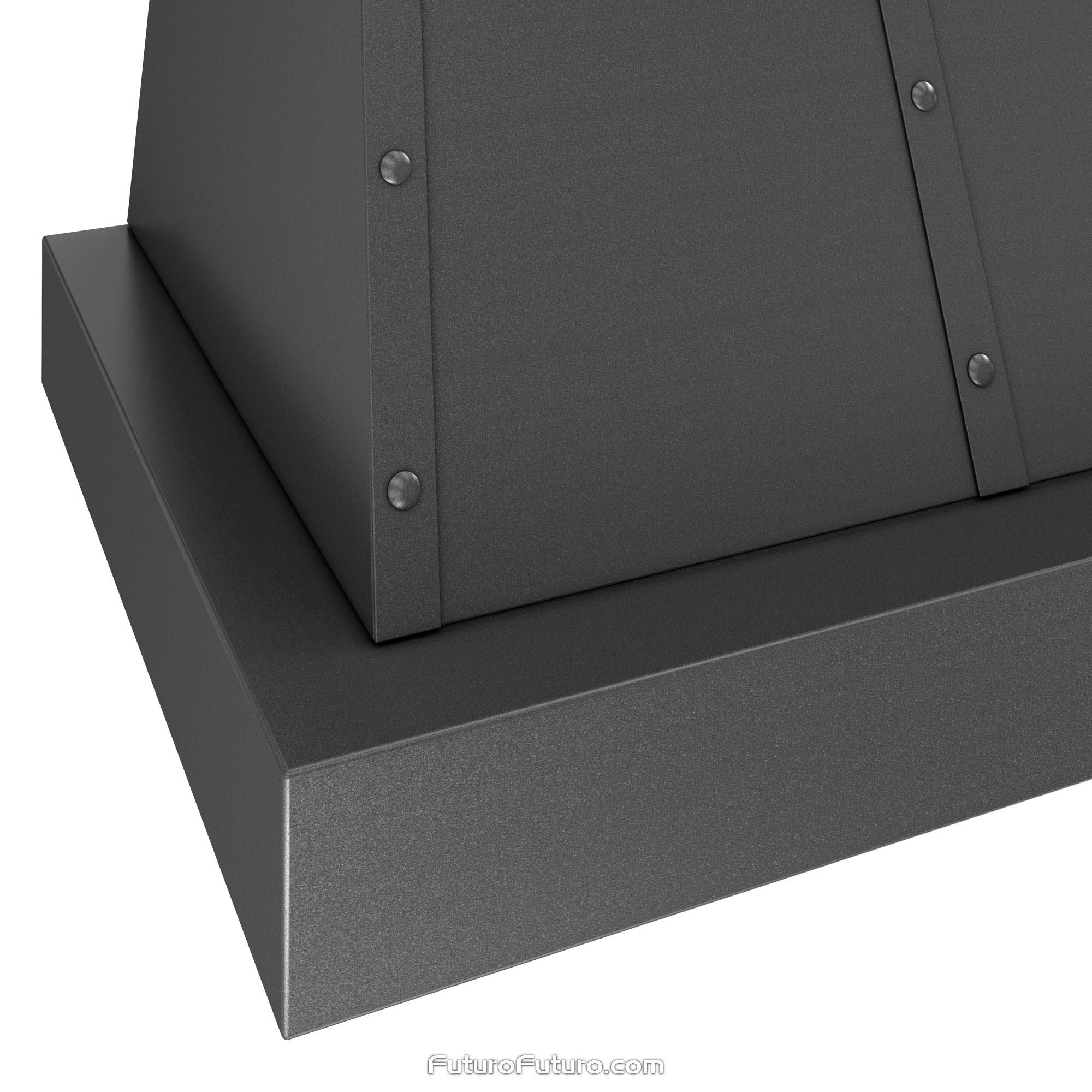 36″ Fano Black Wall Range Hood WL36FANOGM