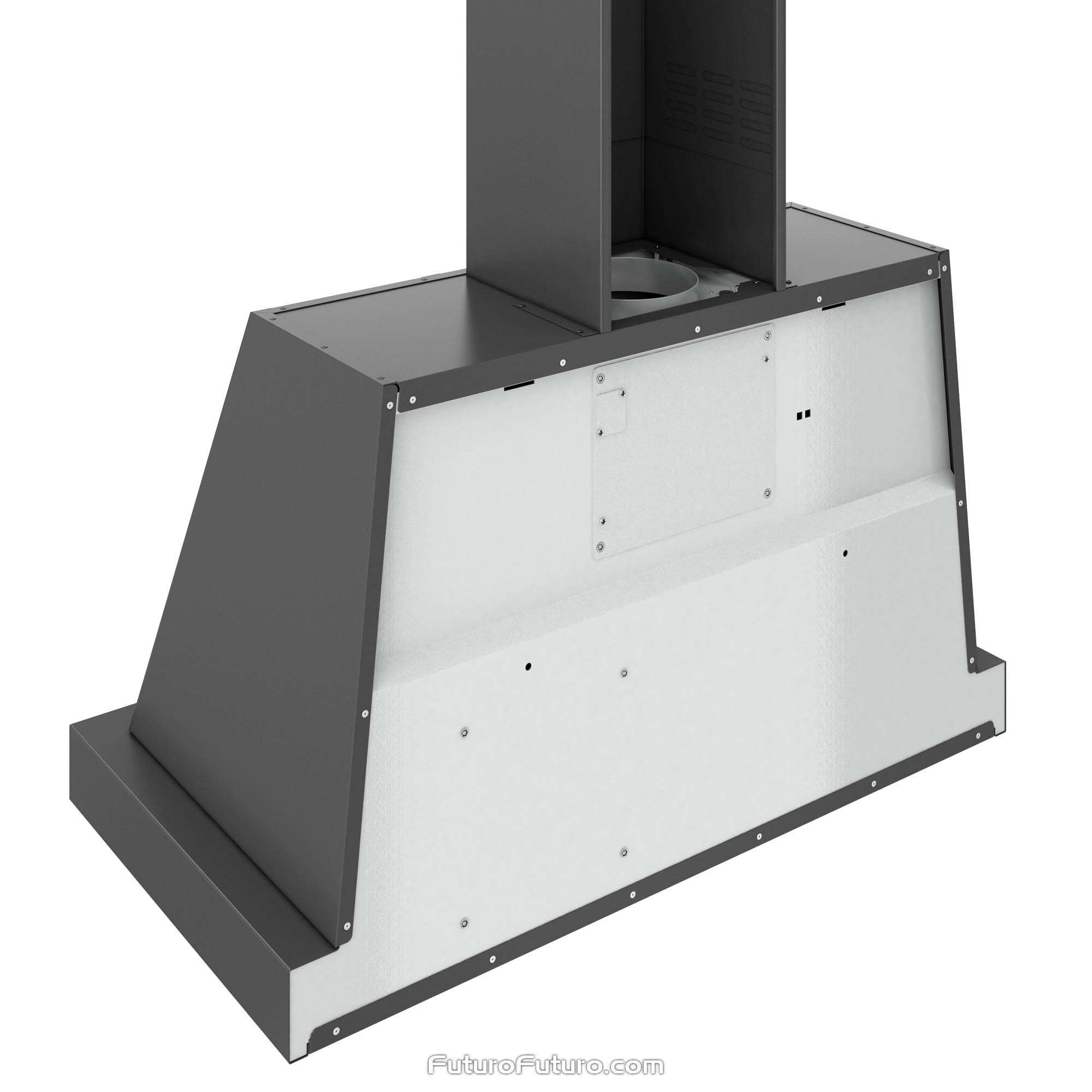 36″ Fano Black Wall Range Hood WL36FANOGM