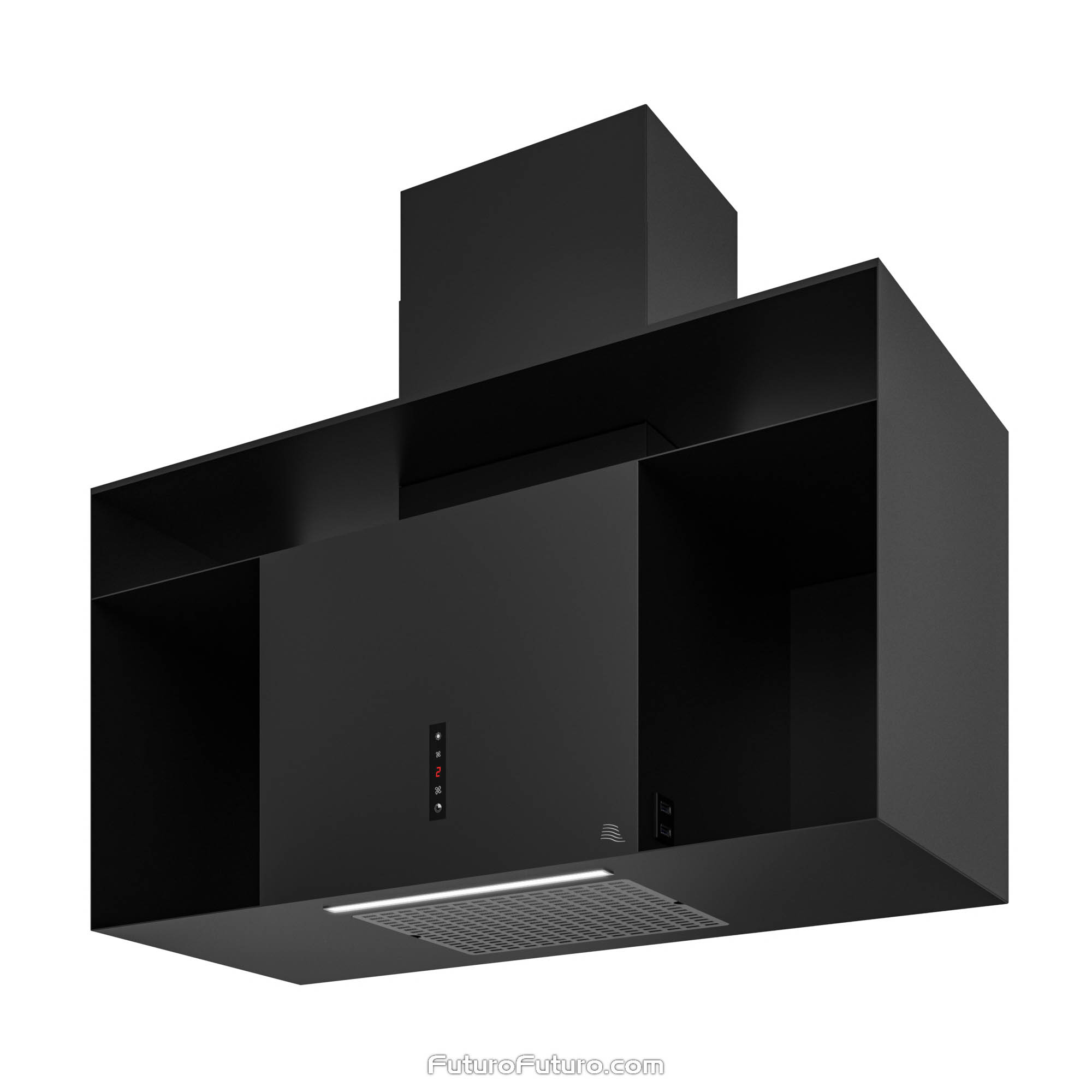 36″ Knox Black Wall Range Hood WL36KNOXGM