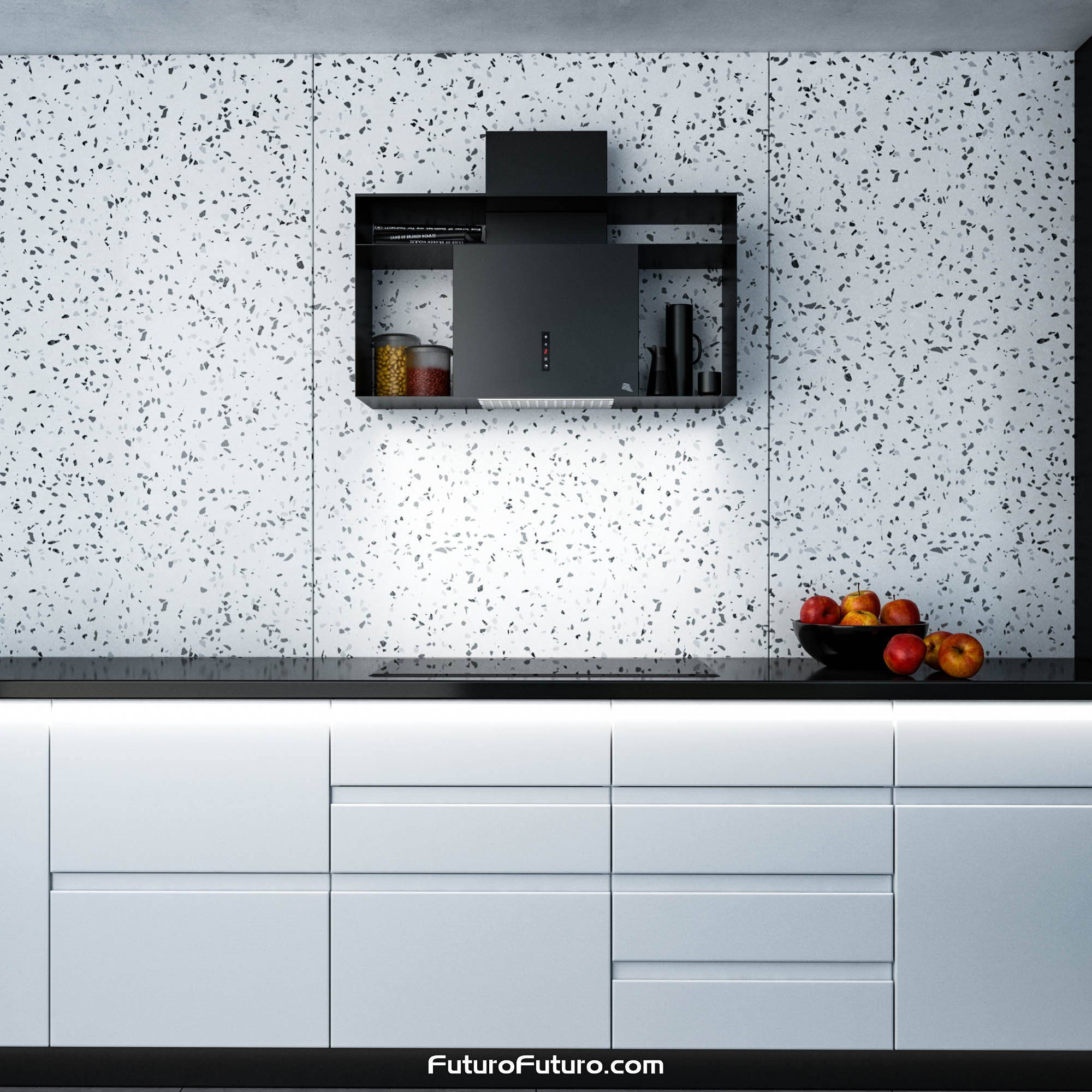 36″ Knox Black Wall Range Hood WL36KNOXGM