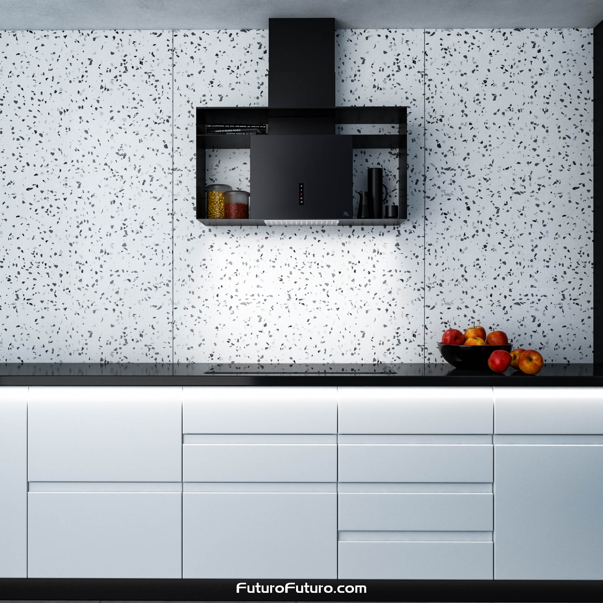 36″ Knox Black Wall Range Hood WL36KNOXGM