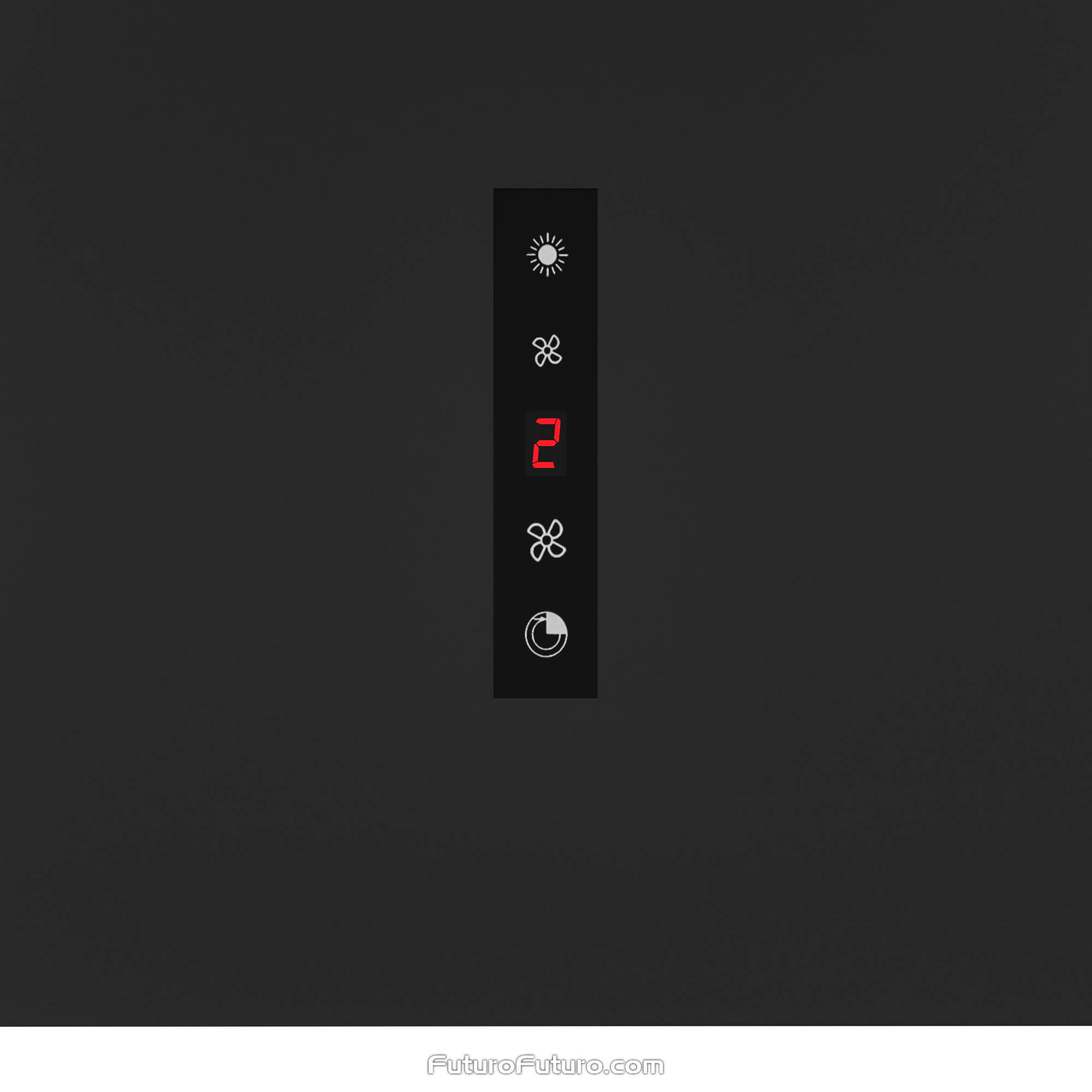 36″ Knox Black Wall Range Hood WL36KNOXGM