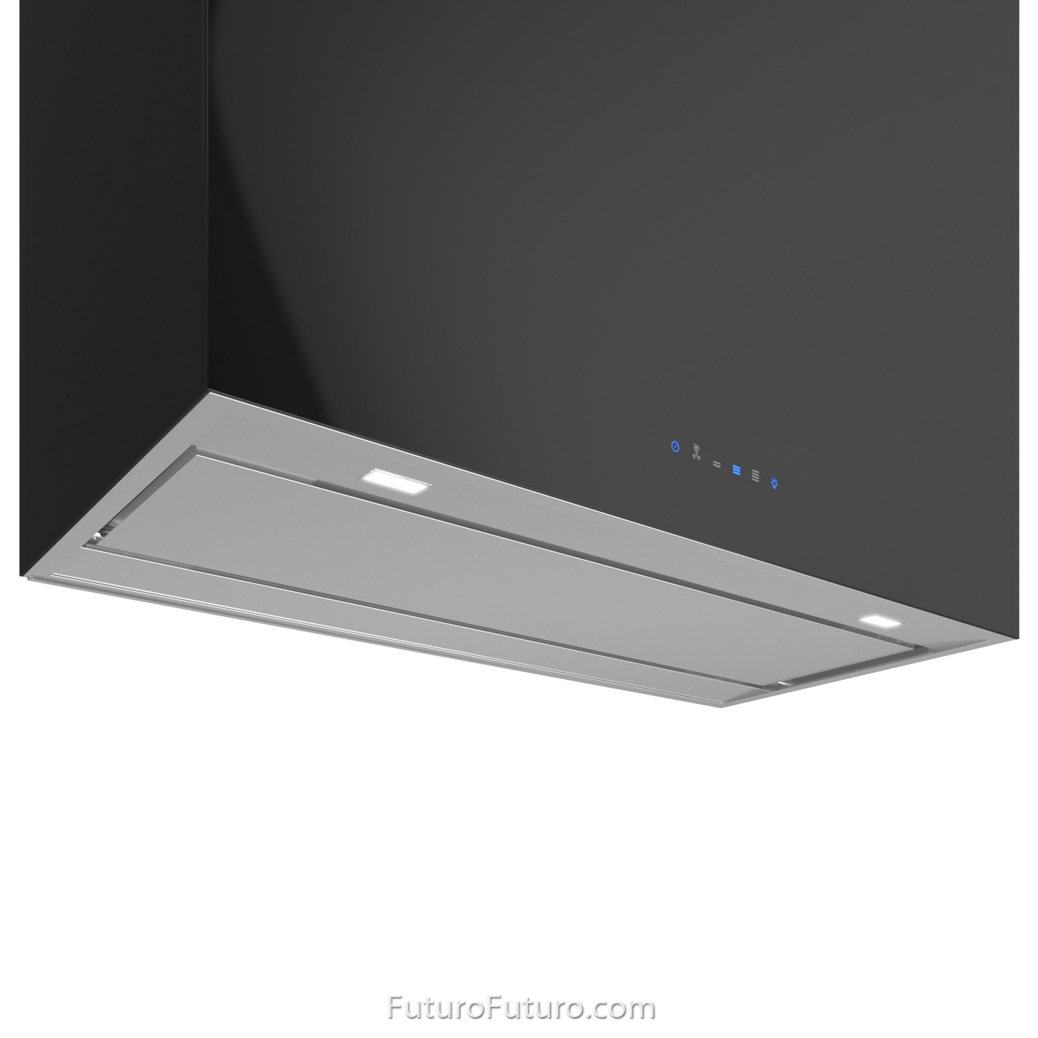 36″ Lombardy Black Wall Range Hood WL36LOMBARDYBLK