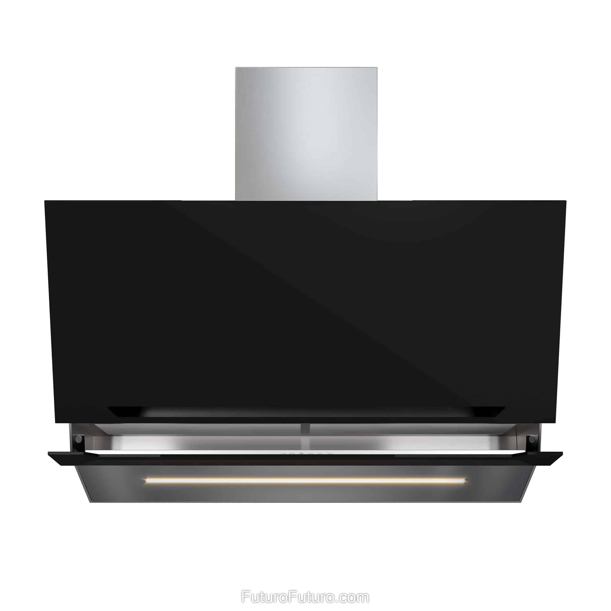 36″ Lorenzo Black Wall Range Hood WL36LORENZOBLK