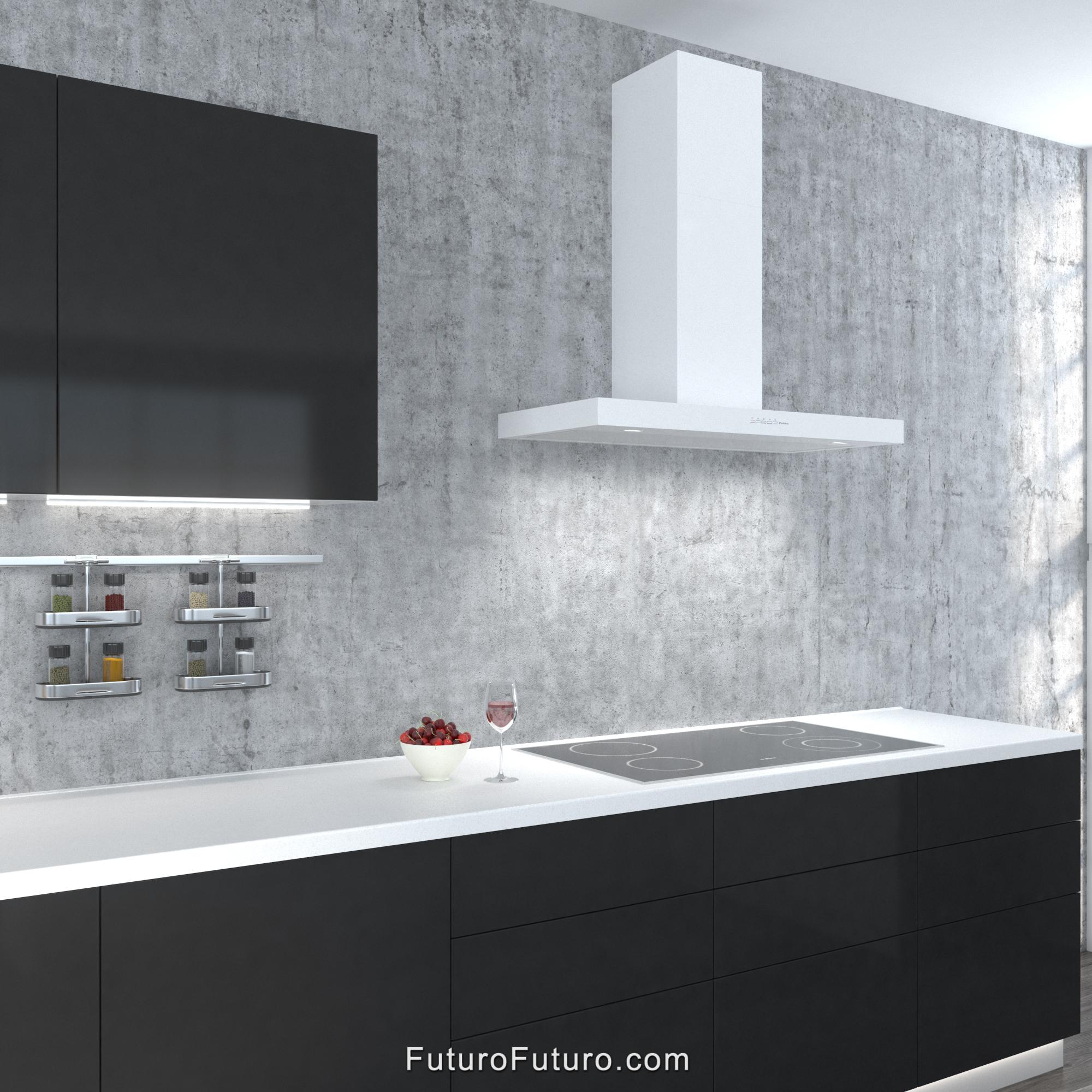 36″ Minimal White Wall Range Hood WL36MINIMALWHT