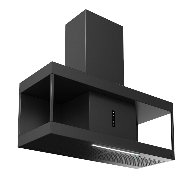 36″ Nova Black Wall Range Hood WL36NOVAGM