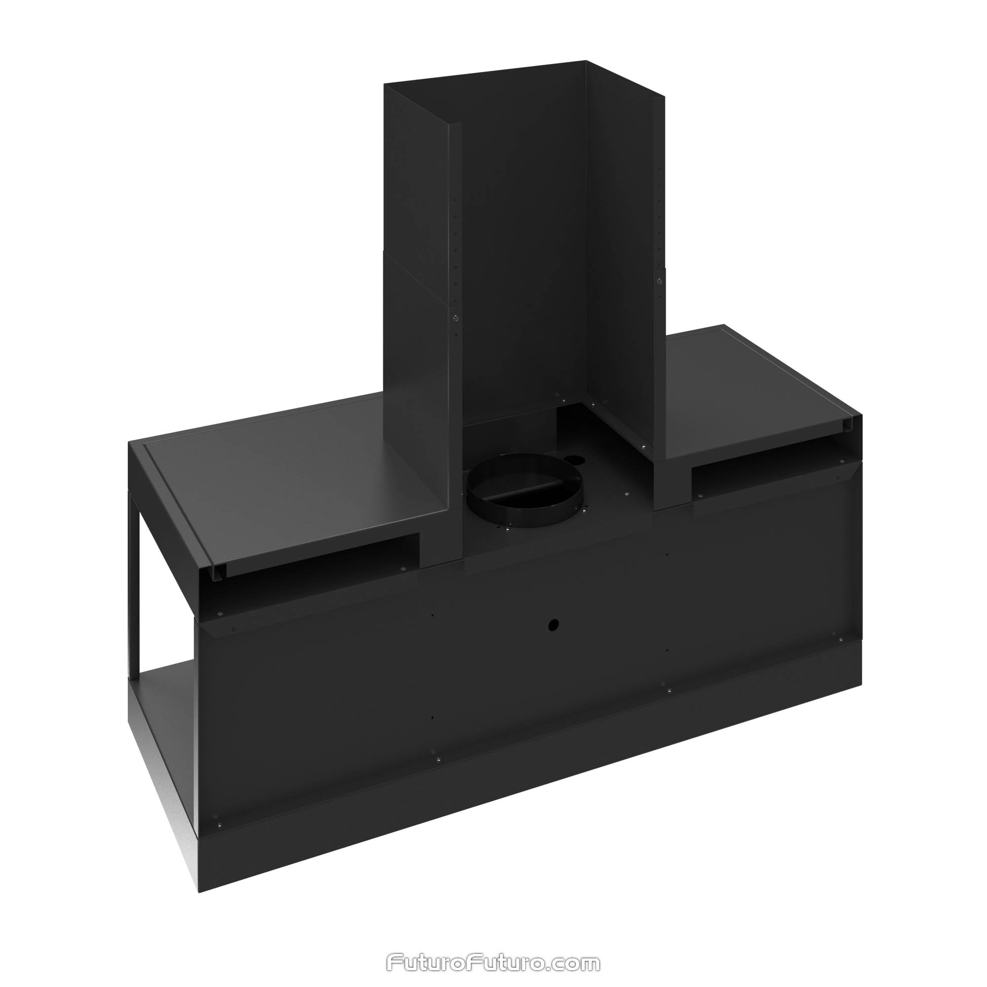 36″ Nova Black Wall Range Hood WL36NOVAGM