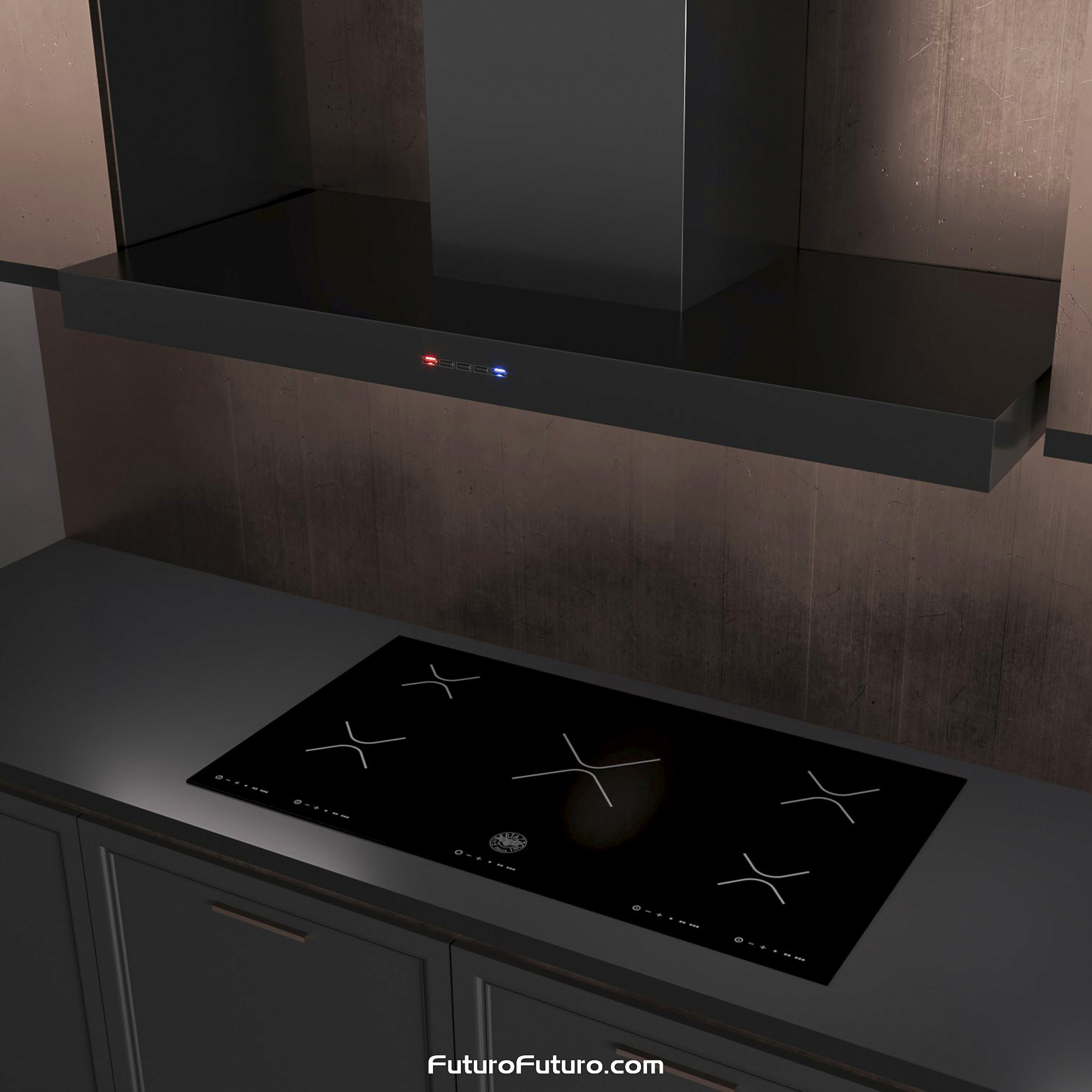 36″ Positano Black Wall Range Hood WL36POSITANOBLK