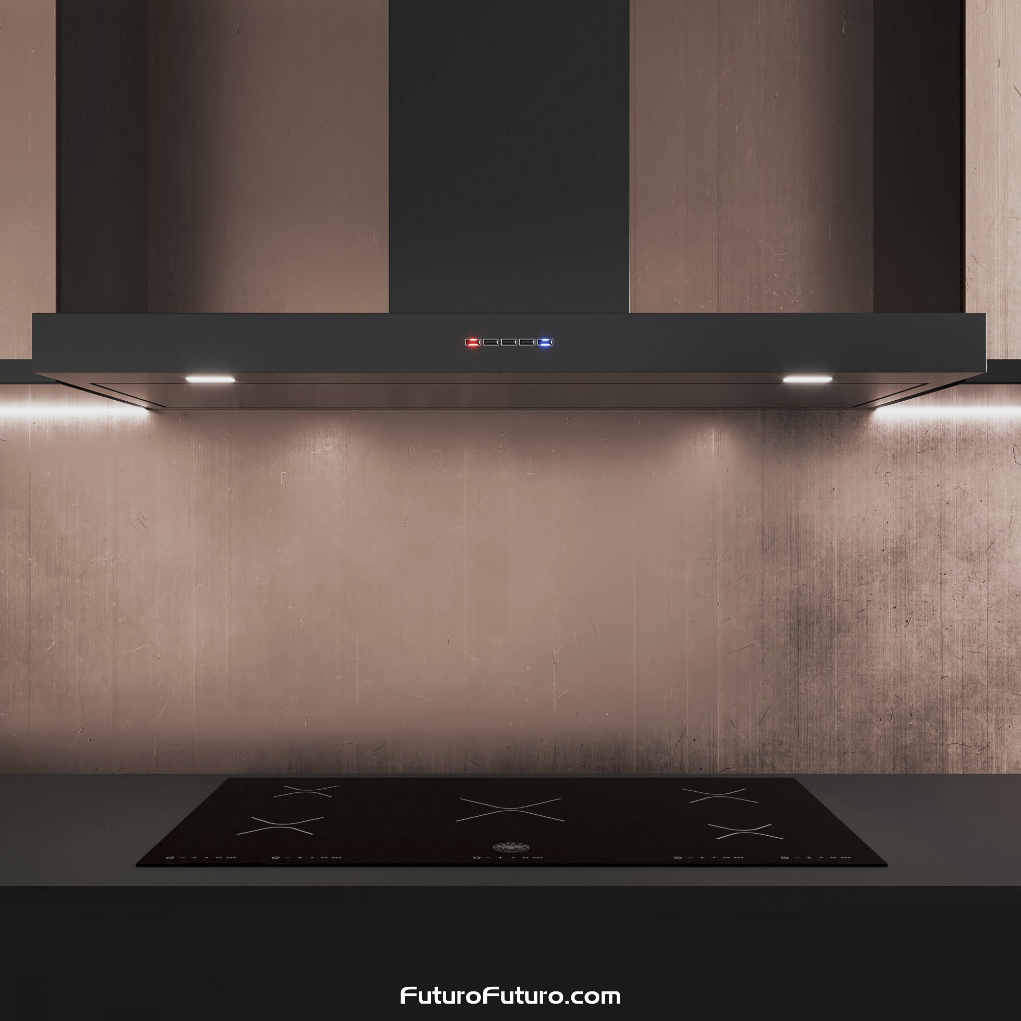 36″ Positano Black Wall Range Hood WL36POSITANOBLK