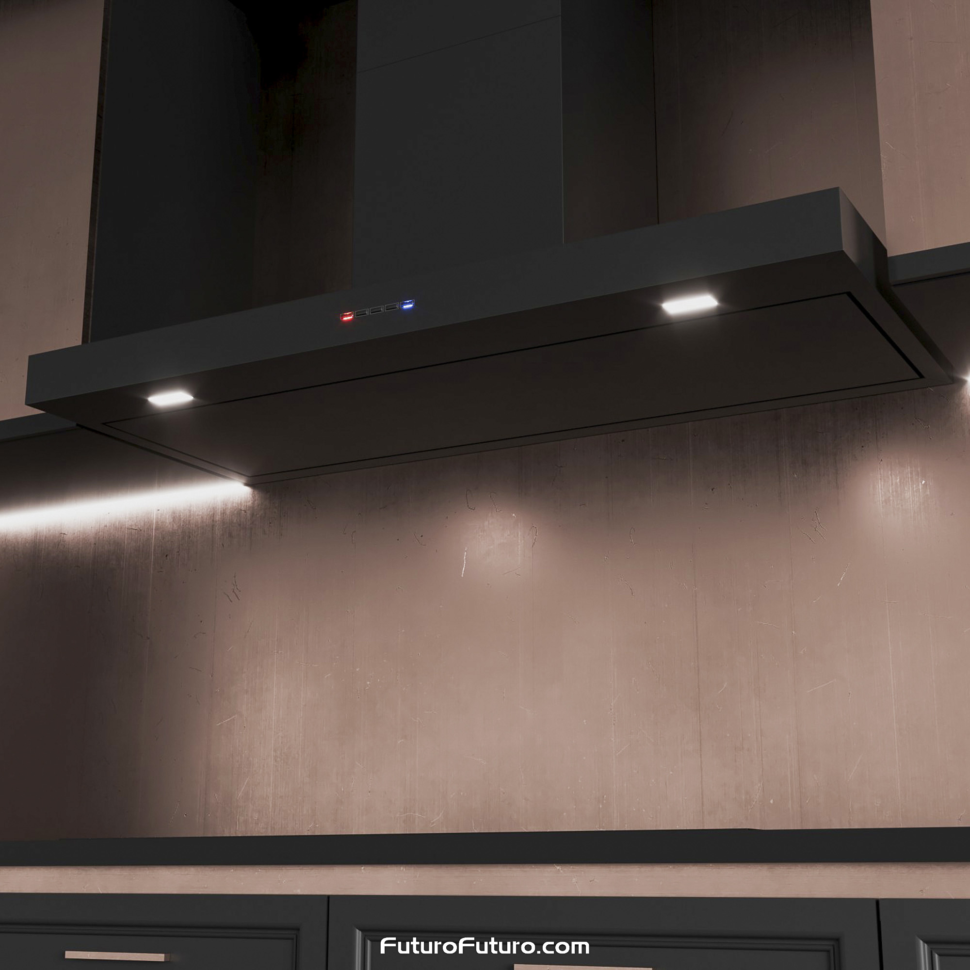 36″ Positano Black Wall Range Hood WL36POSITANOBLK