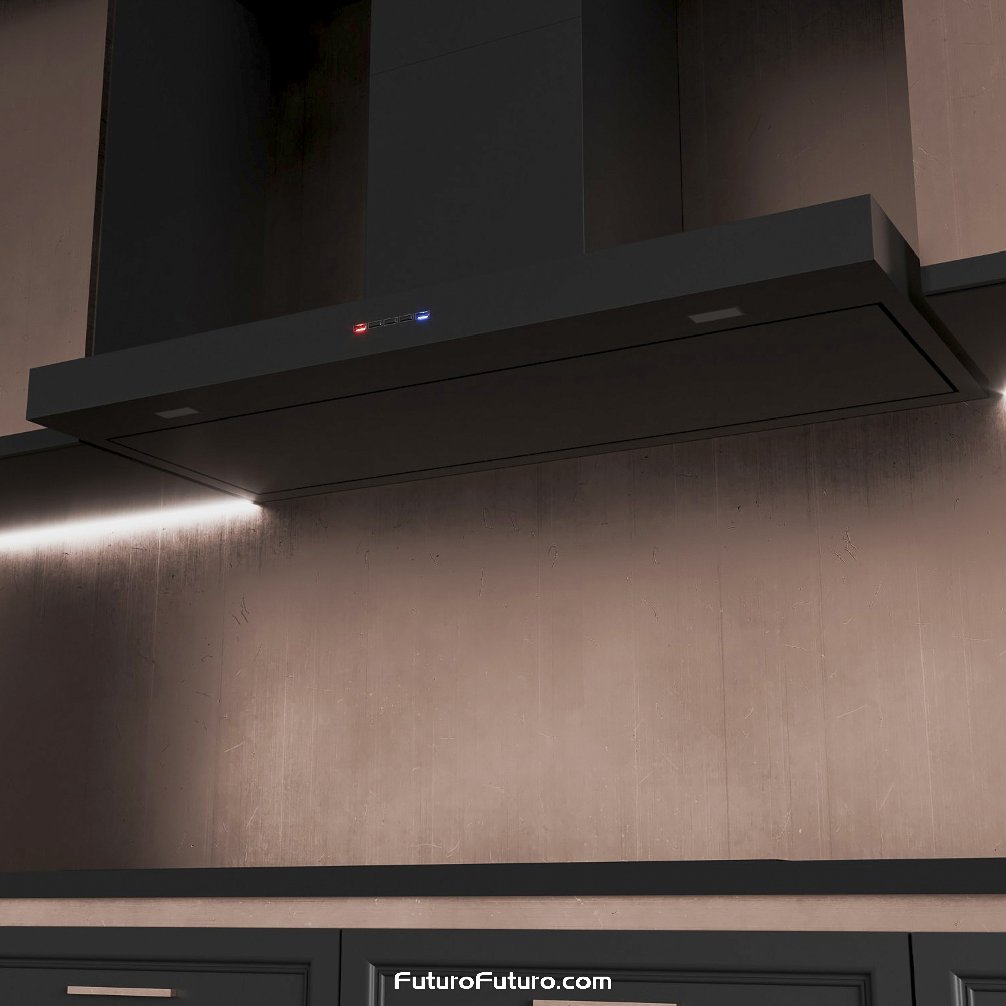 36″ Positano Black Wall Range Hood WL36POSITANOBLK
