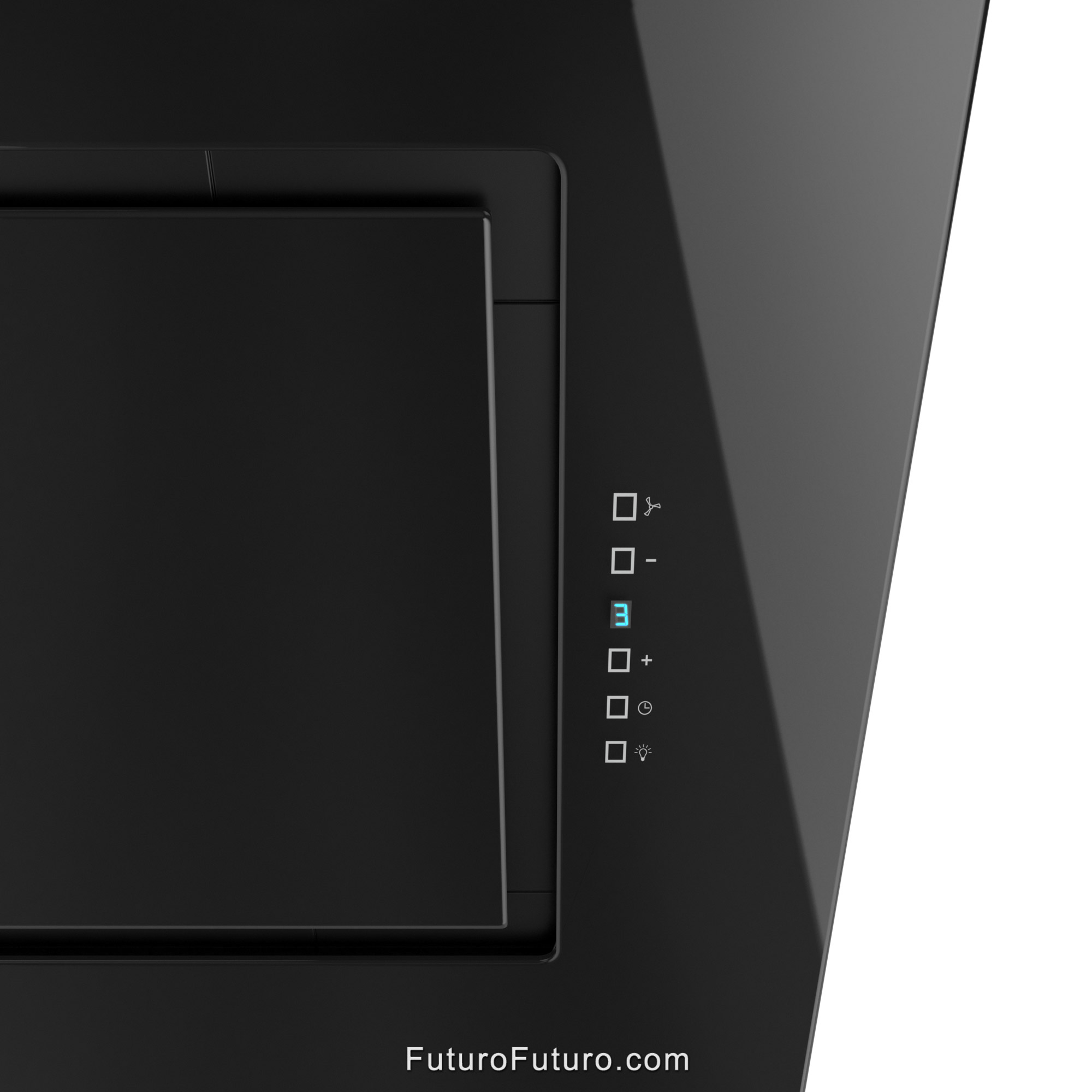 36″ Quest Black Wall Range Hood WL36QUESTBLK