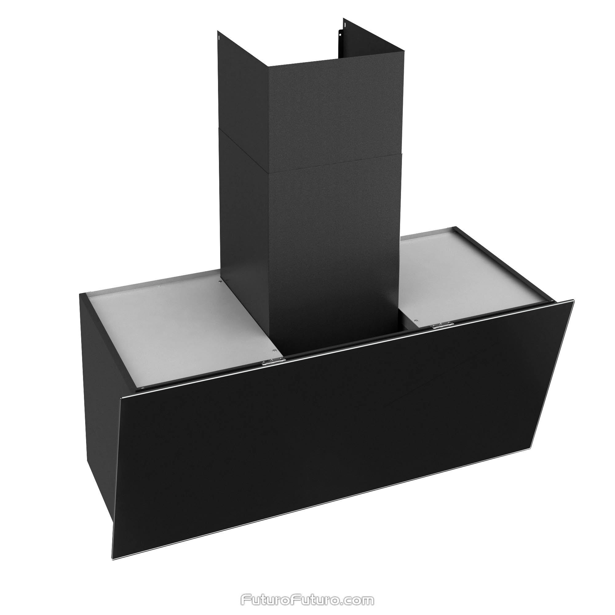 36″ Raven Black Wall Range Hood WL36RAVENBLK