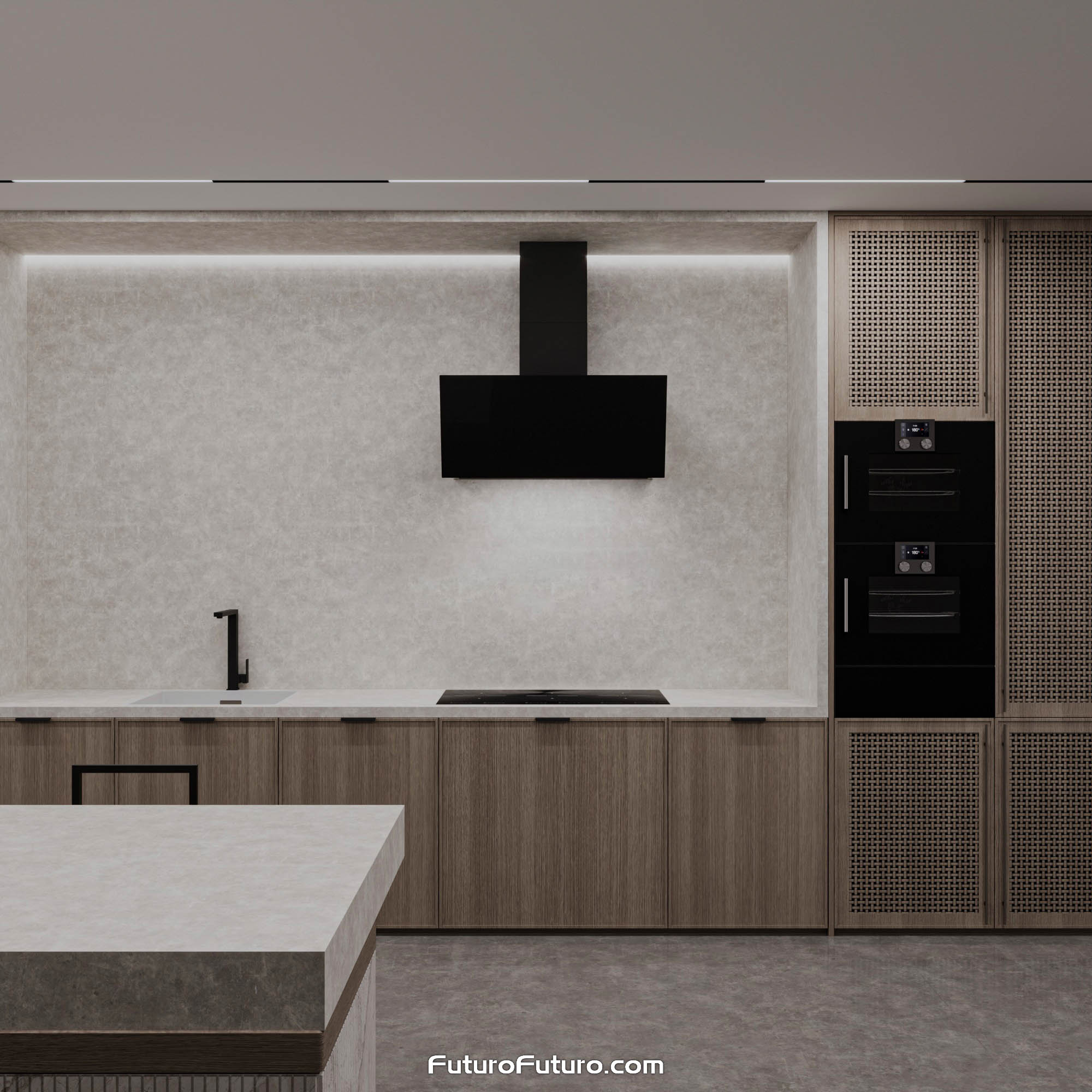 36″ Raven Black Wall Range Hood WL36RAVENBLK