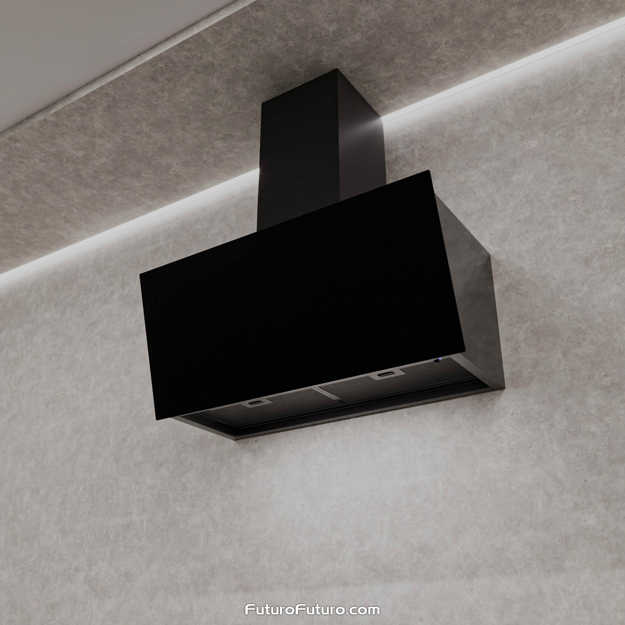 36″ Raven Black Wall Range Hood WL36RAVENBLK