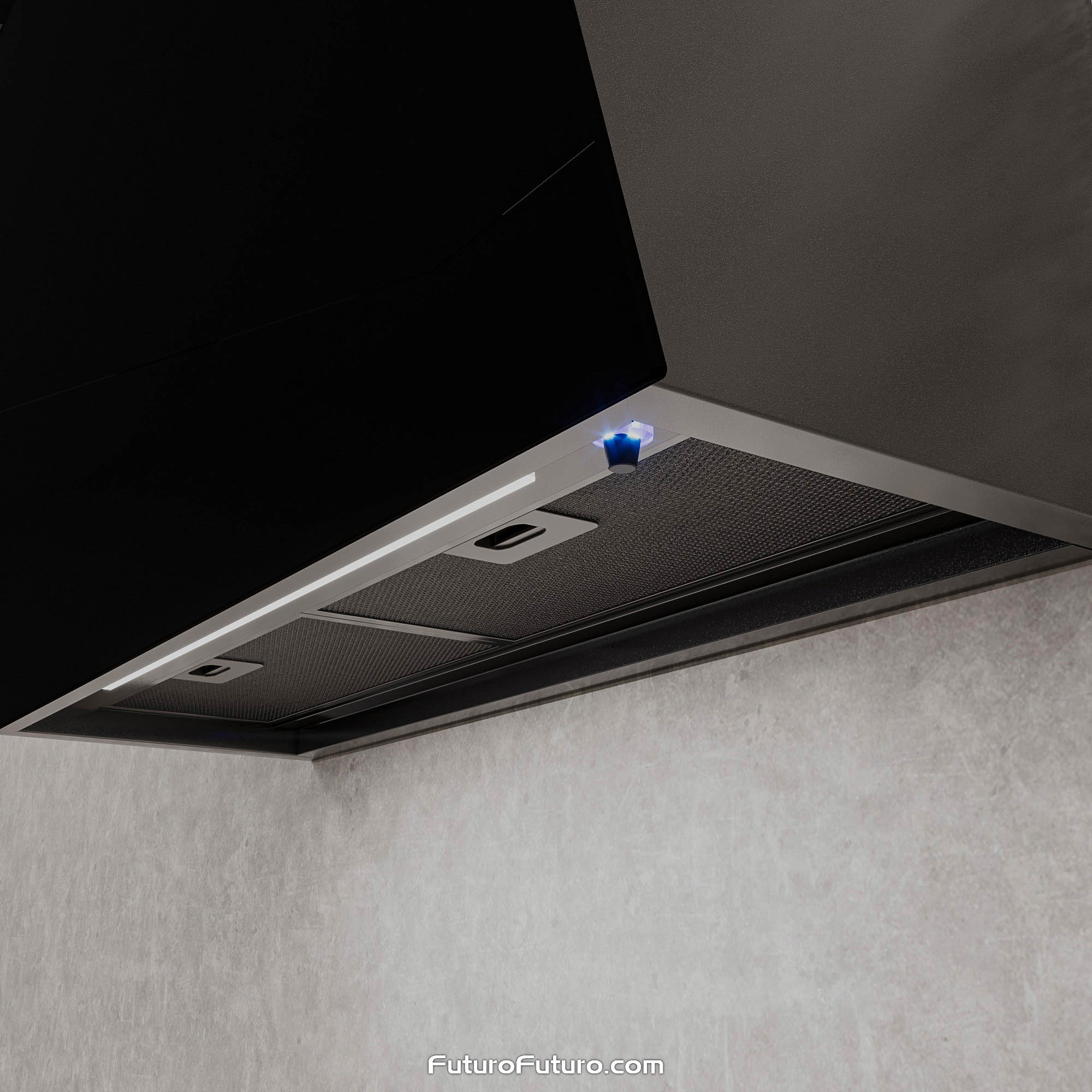 36″ Raven Black Wall Range Hood WL36RAVENBLK