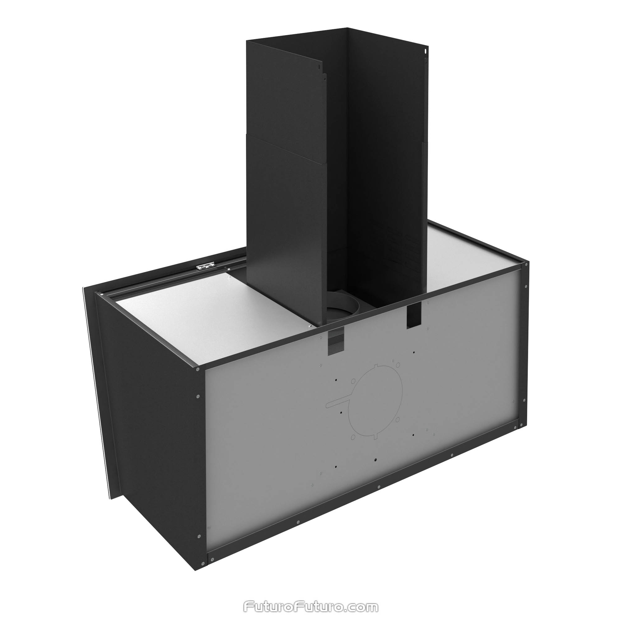 36″ Raven Black Wall Range Hood WL36RAVENBLK