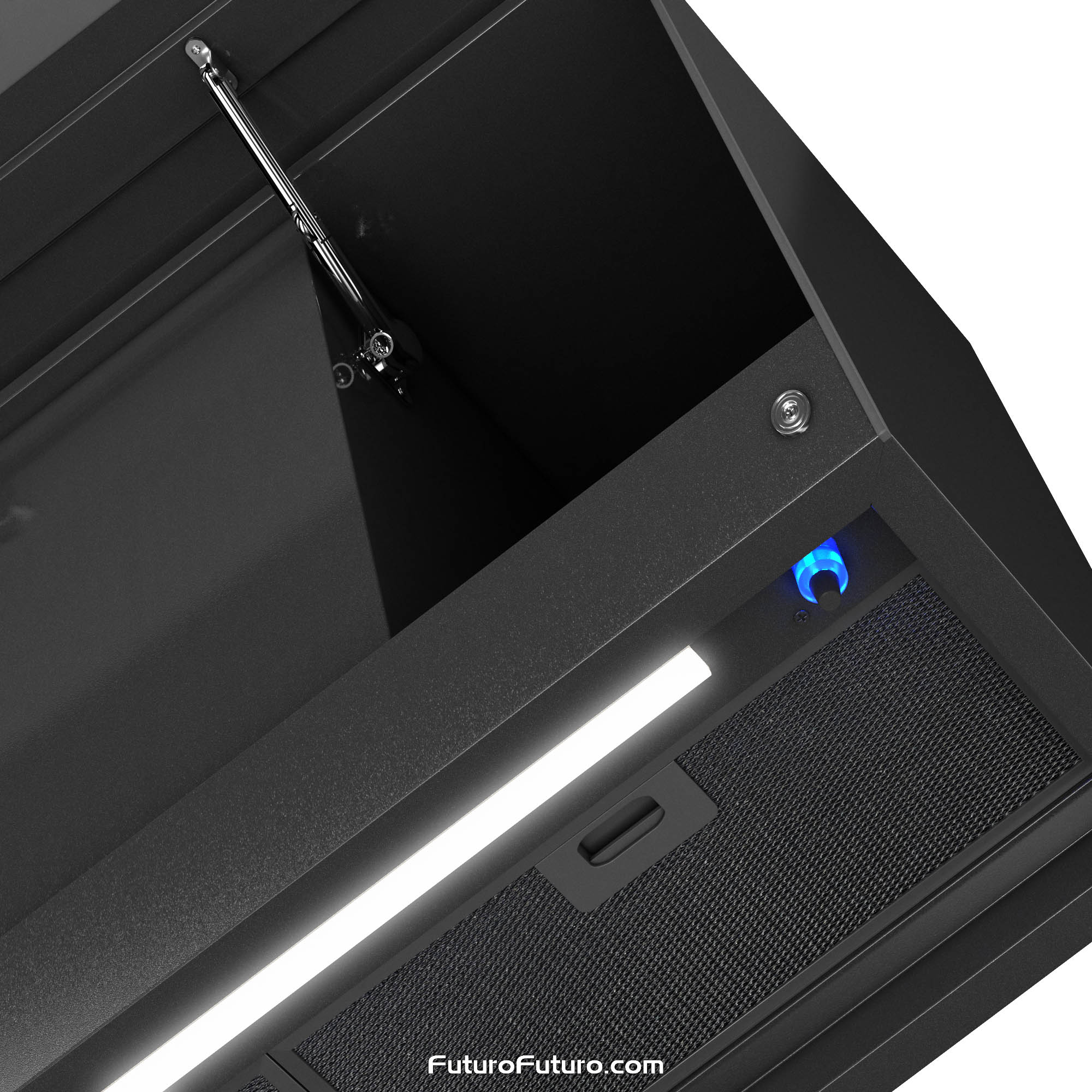 36″ Raven Black Wall Range Hood WL36RAVENBLK