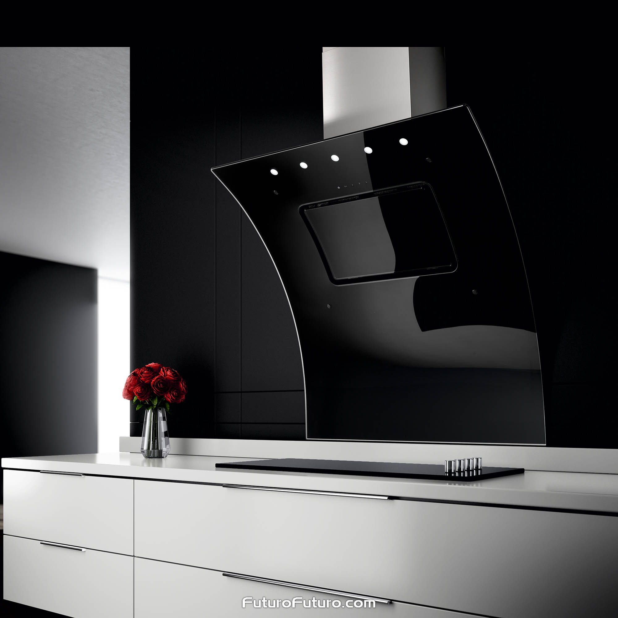 36″ Splash Black Wall Range Hood WL36SPLASHBLK