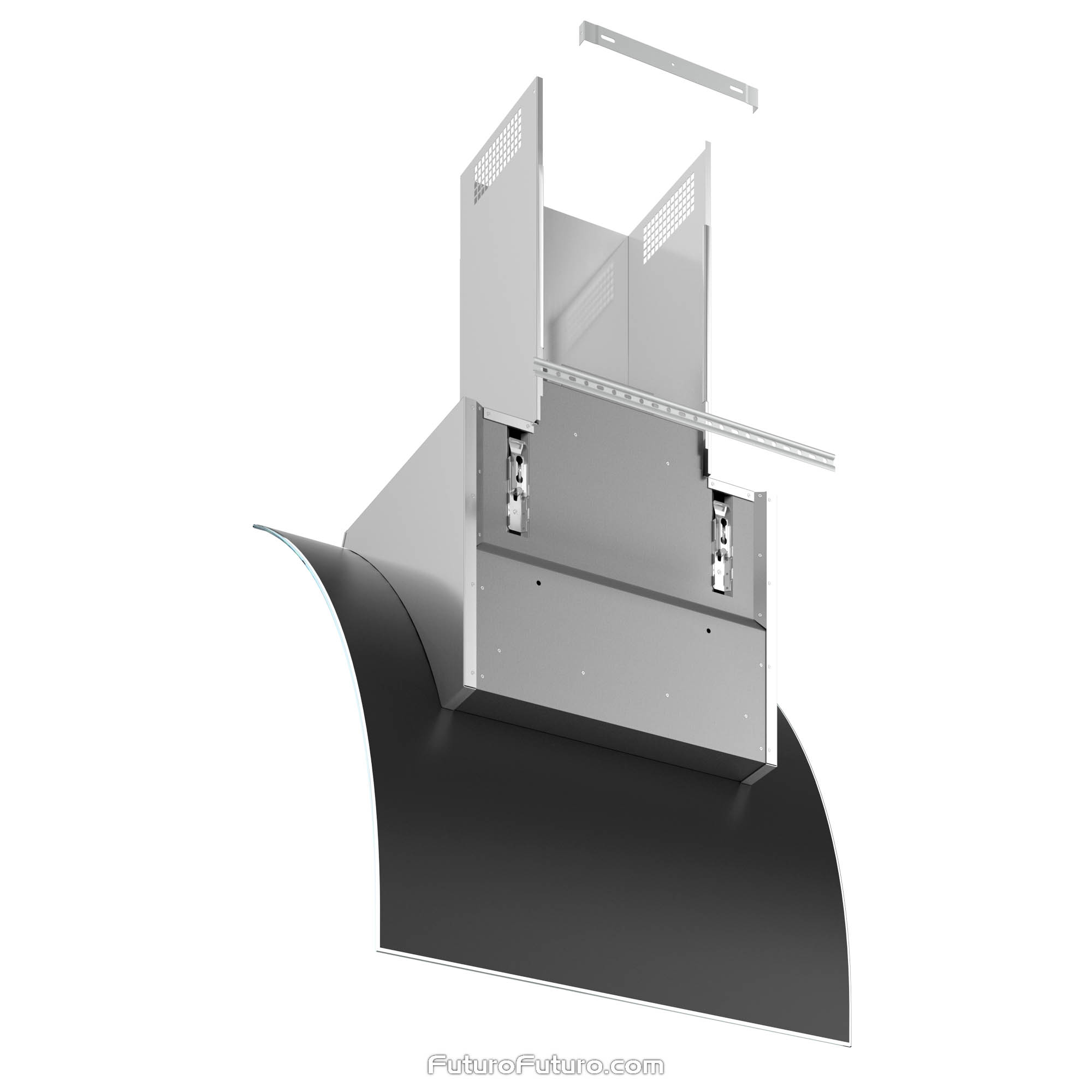 36″ Splash Black Wall Range Hood WL36SPLASHBLK