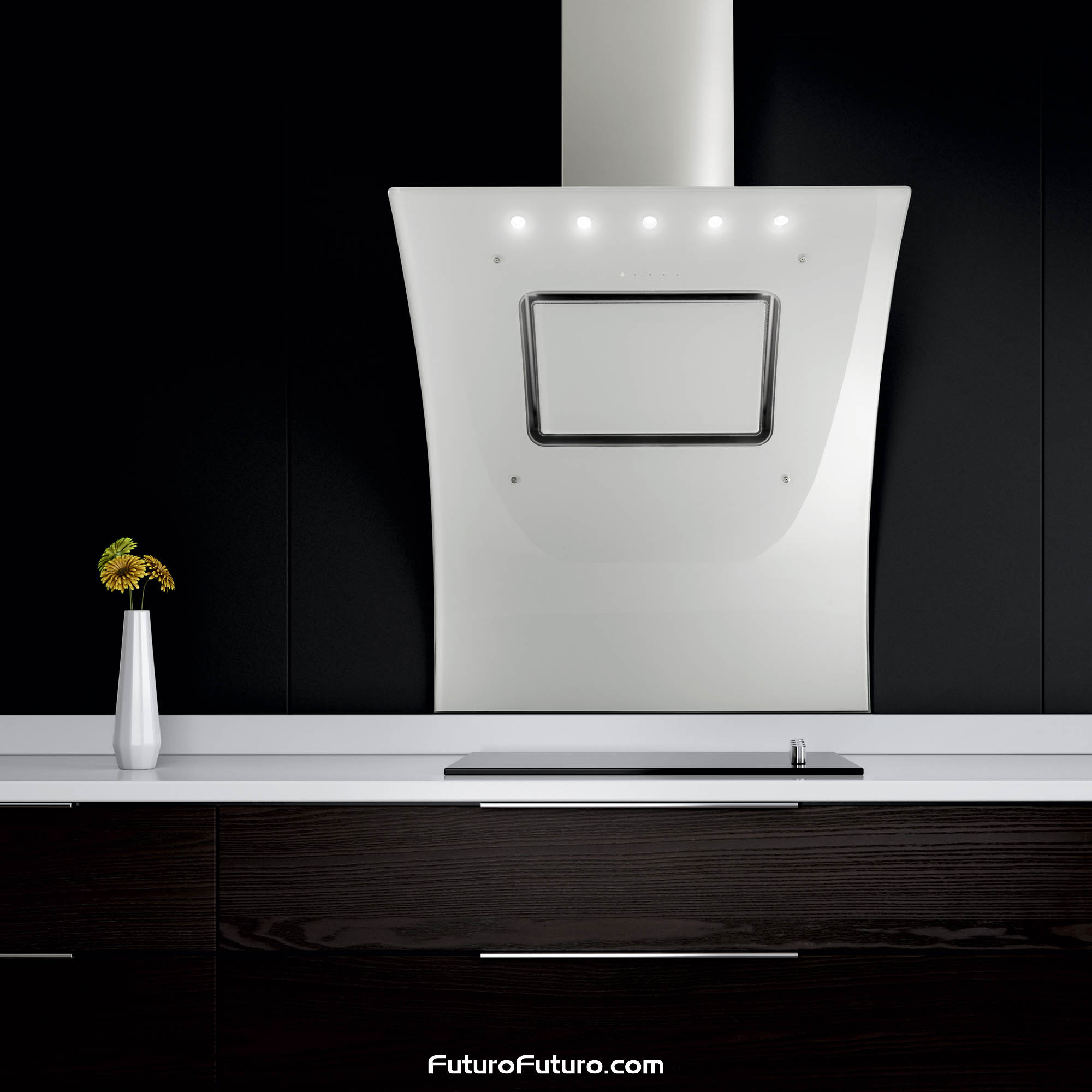 36″ Splash White Wall Range Hood WL36SPLASHWHT
