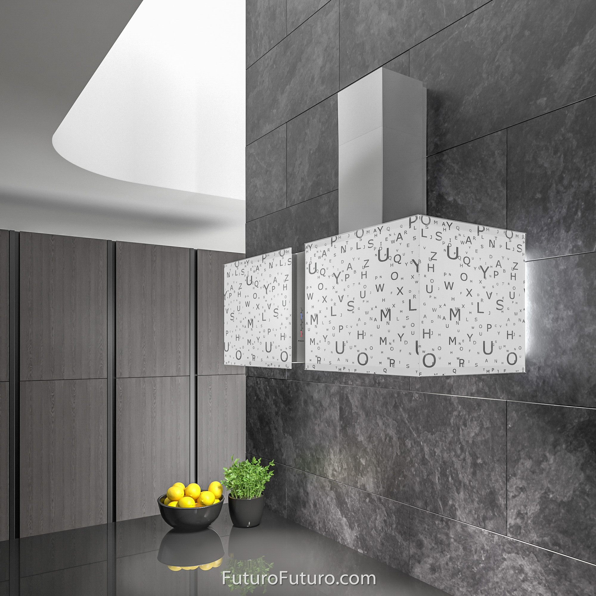 39″ Murano Alfa LED Wall Range Hood WL39MURALFALED