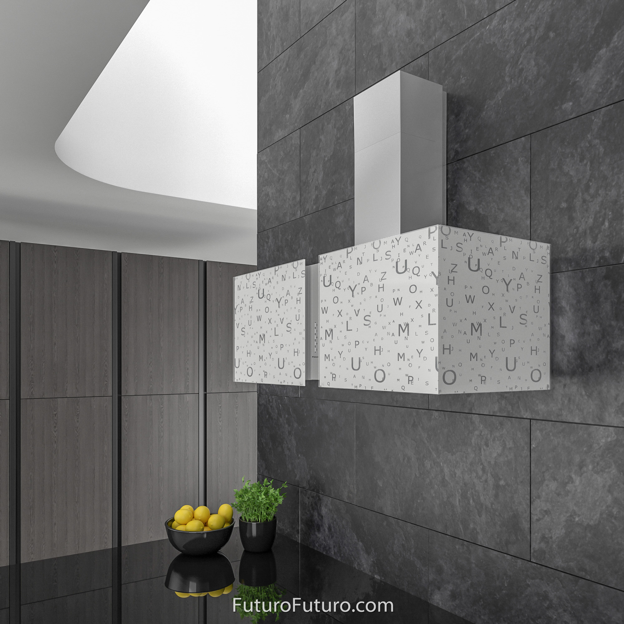 39″ Murano Alfa LED Wall Range Hood WL39MURALFALED
