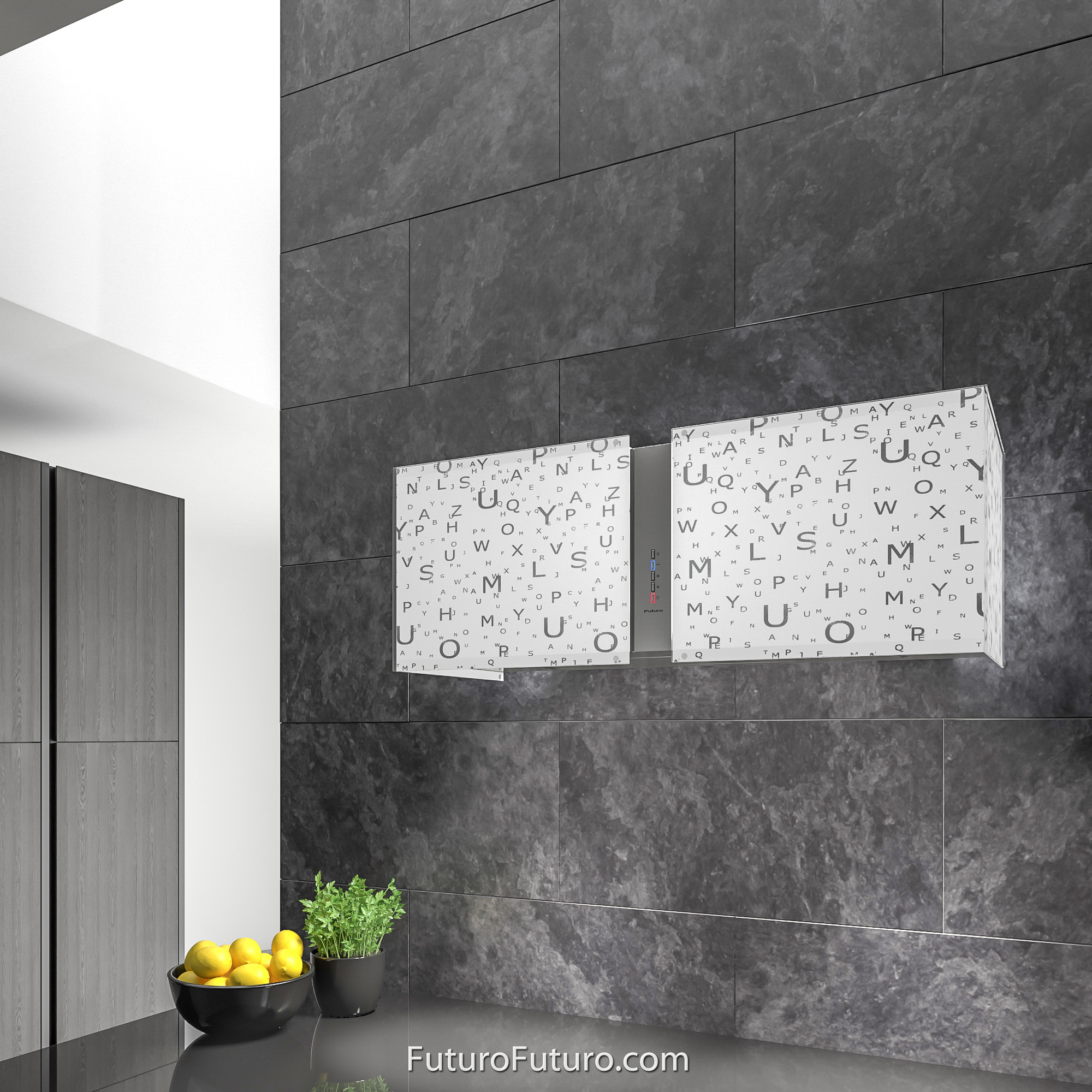 39″ Murano Alfa LED Wall Range Hood WL39MURALFALED
