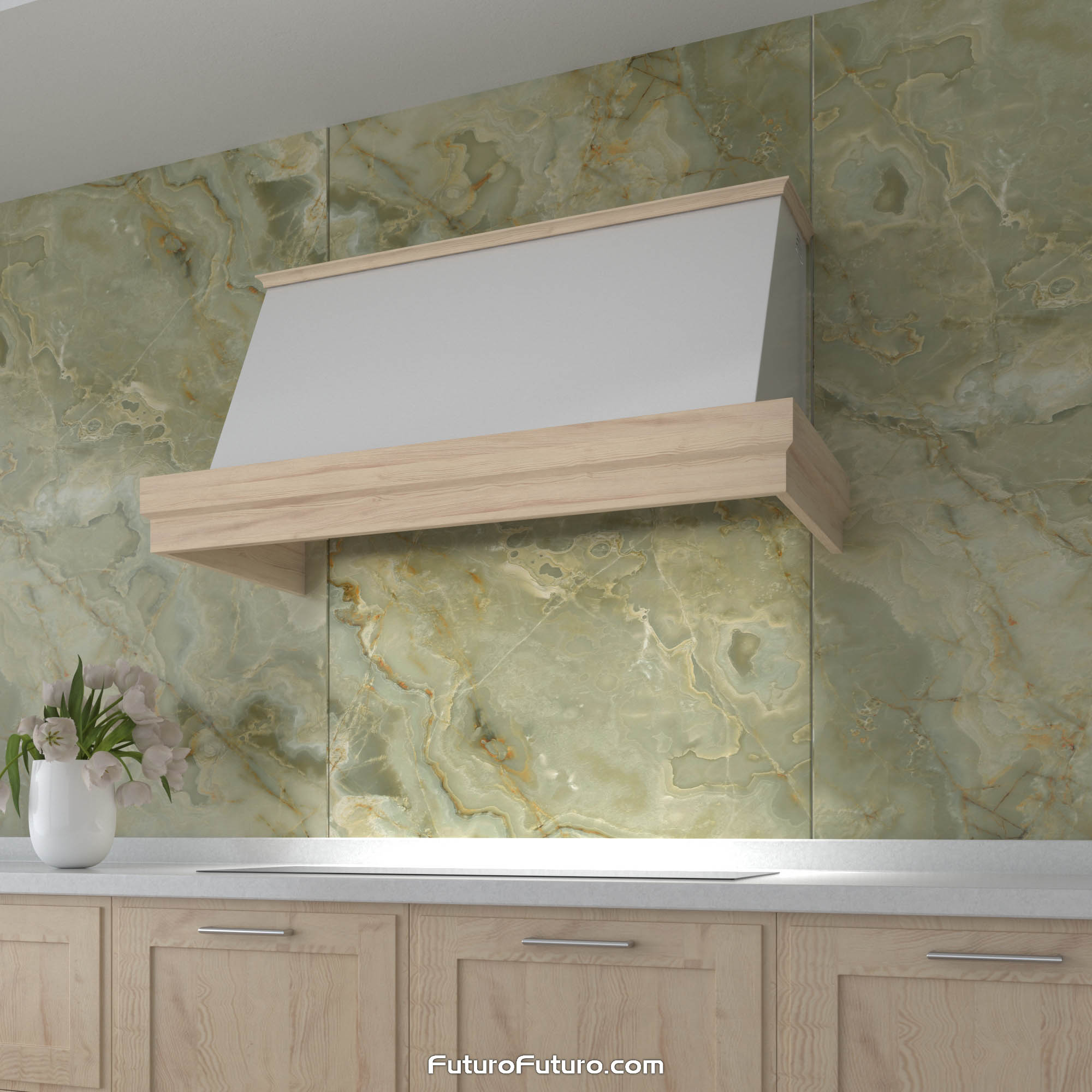 48″ Art Tempo White Wall Range Hood WL48ARTTEMPOWHT