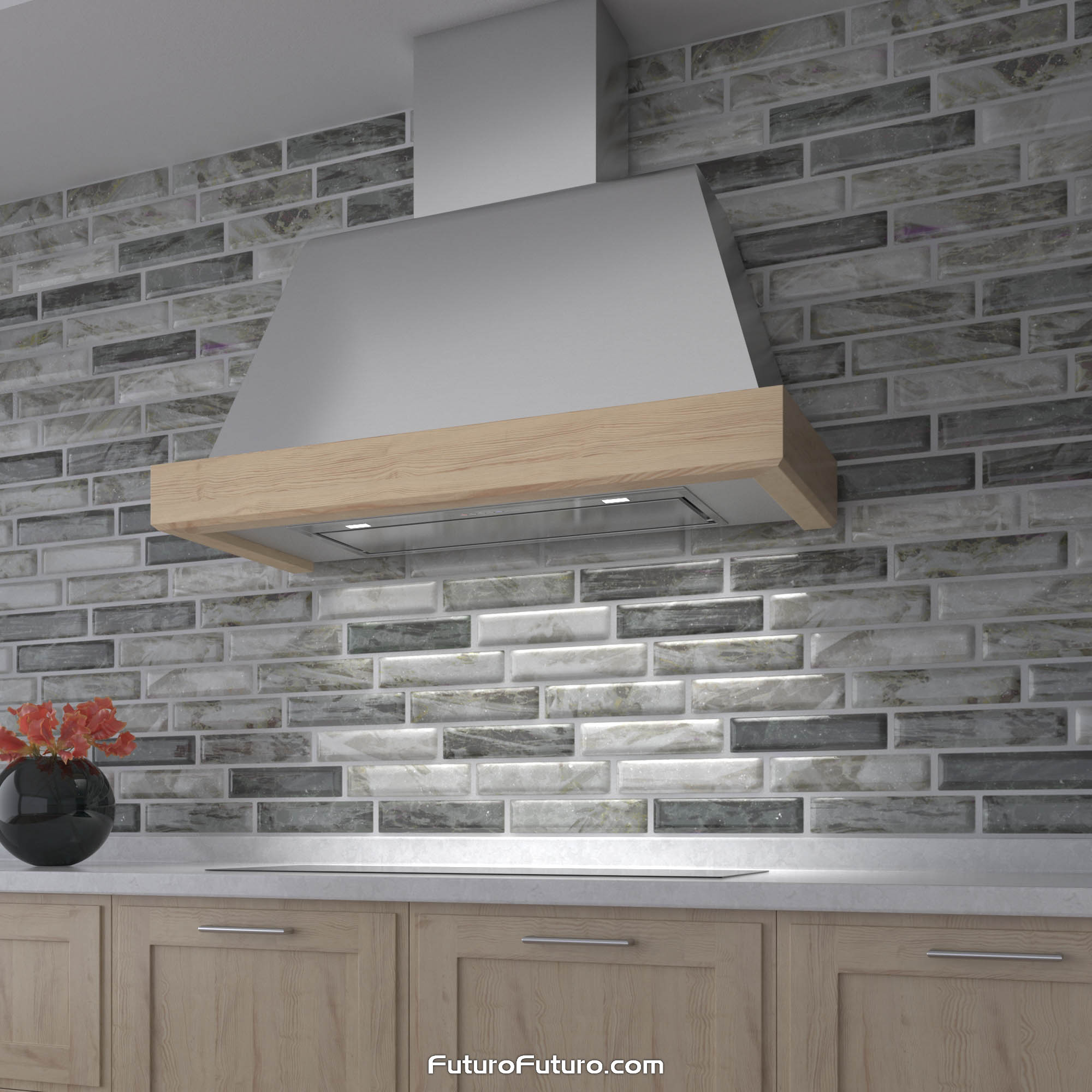 48″ Cascade Wall Range Hood WL48CASCADE