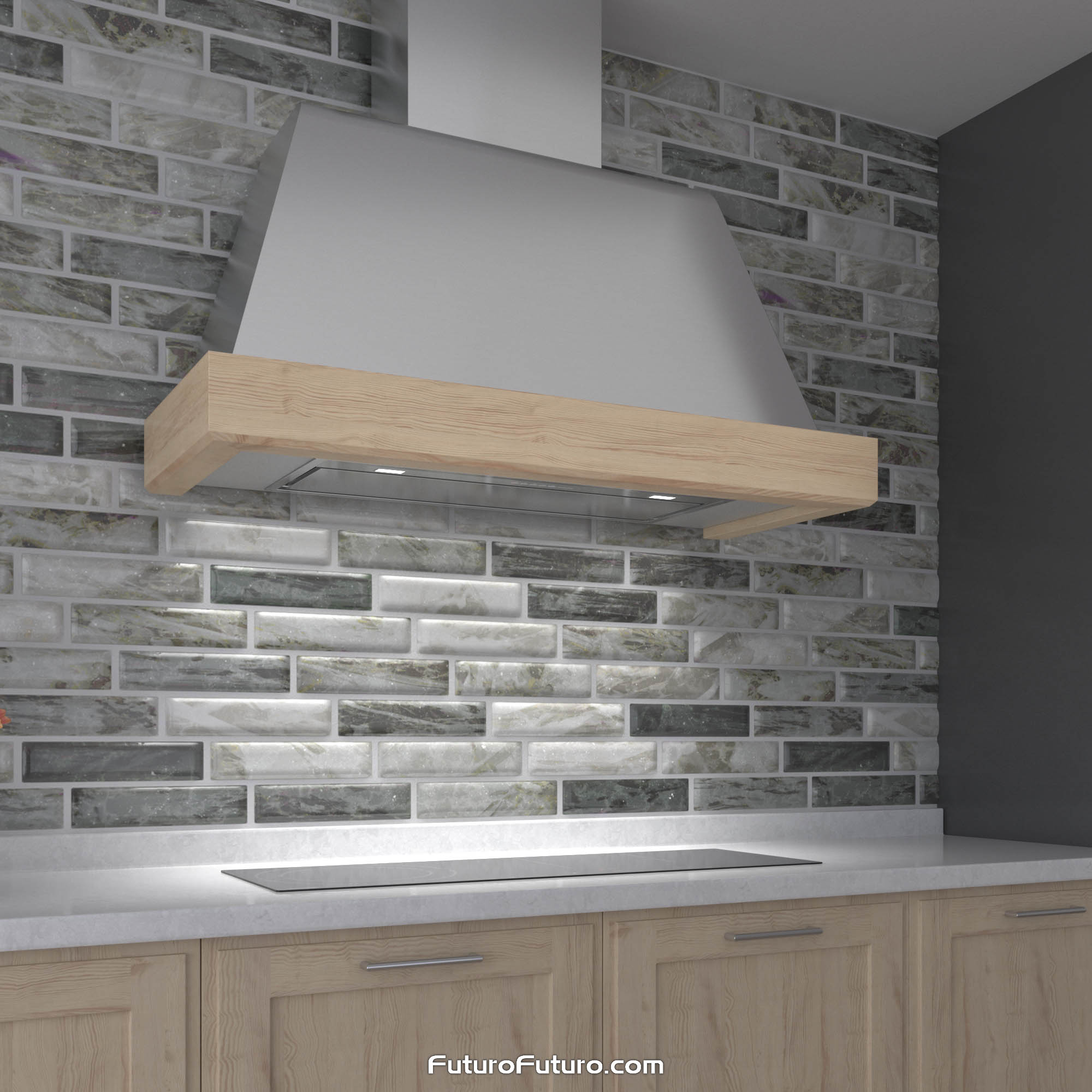 48″ Cascade Wall Range Hood WL48CASCADE