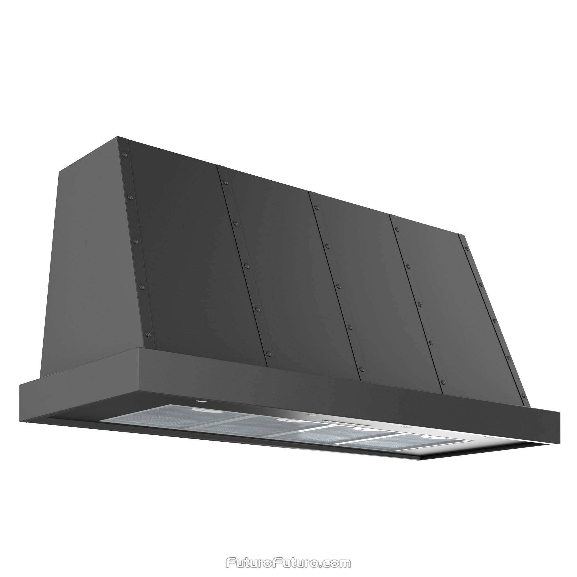 48″ Fano Black Wall Range Hood WL48FANOGM