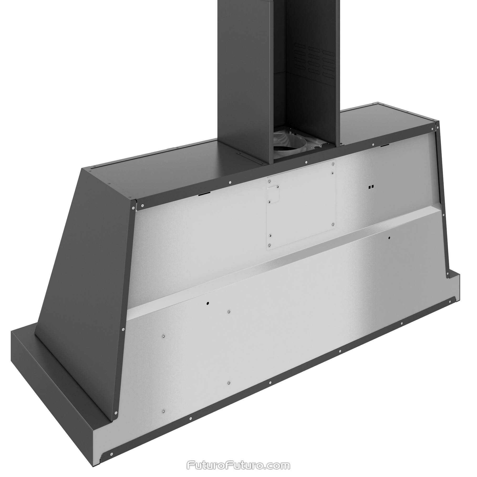48″ Fano Black Wall Range Hood WL48FANOGM