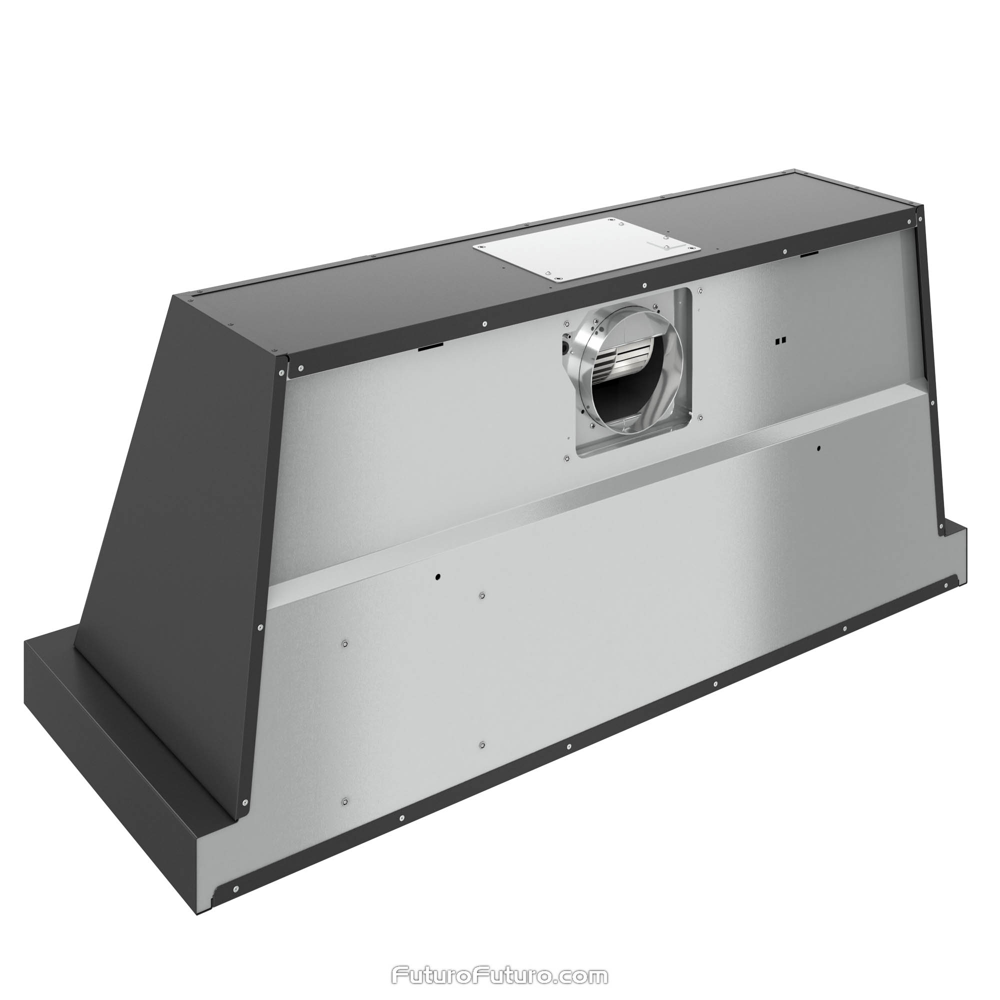 48″ Fano Black Wall Range Hood WL48FANOGM