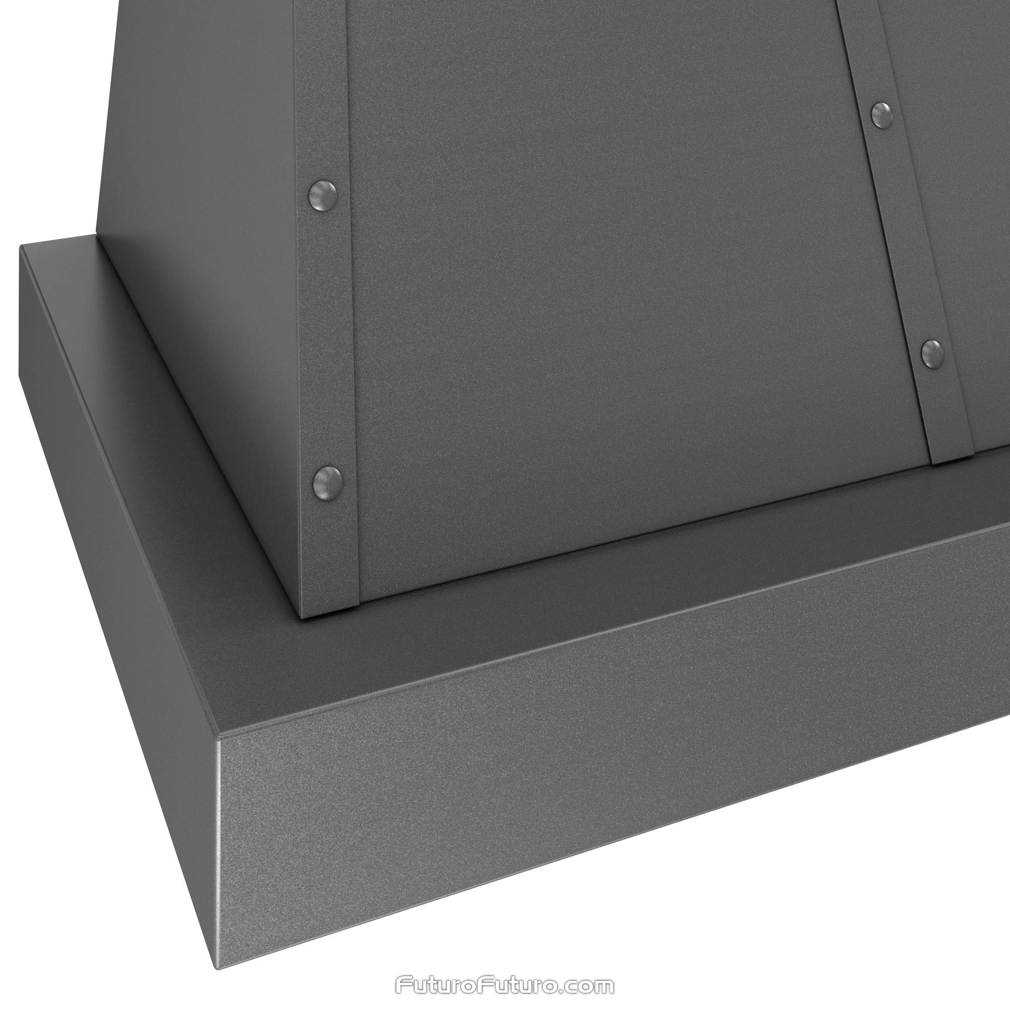 48″ Fano Black Wall Range Hood WL48FANOGM