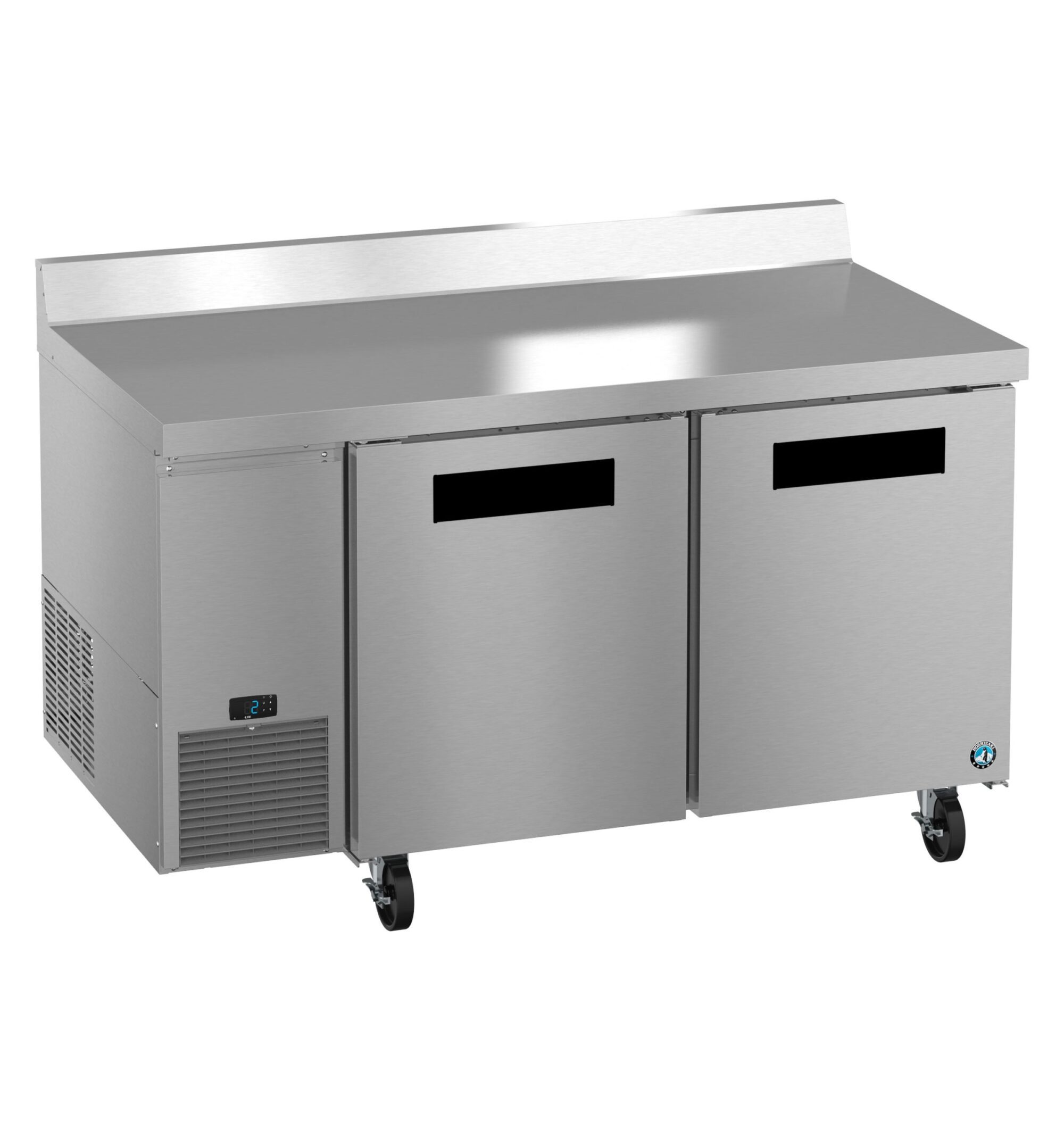 WLF60B, Side Mount Freezer, Two Section Worktop, Stainless Doors WLF60B