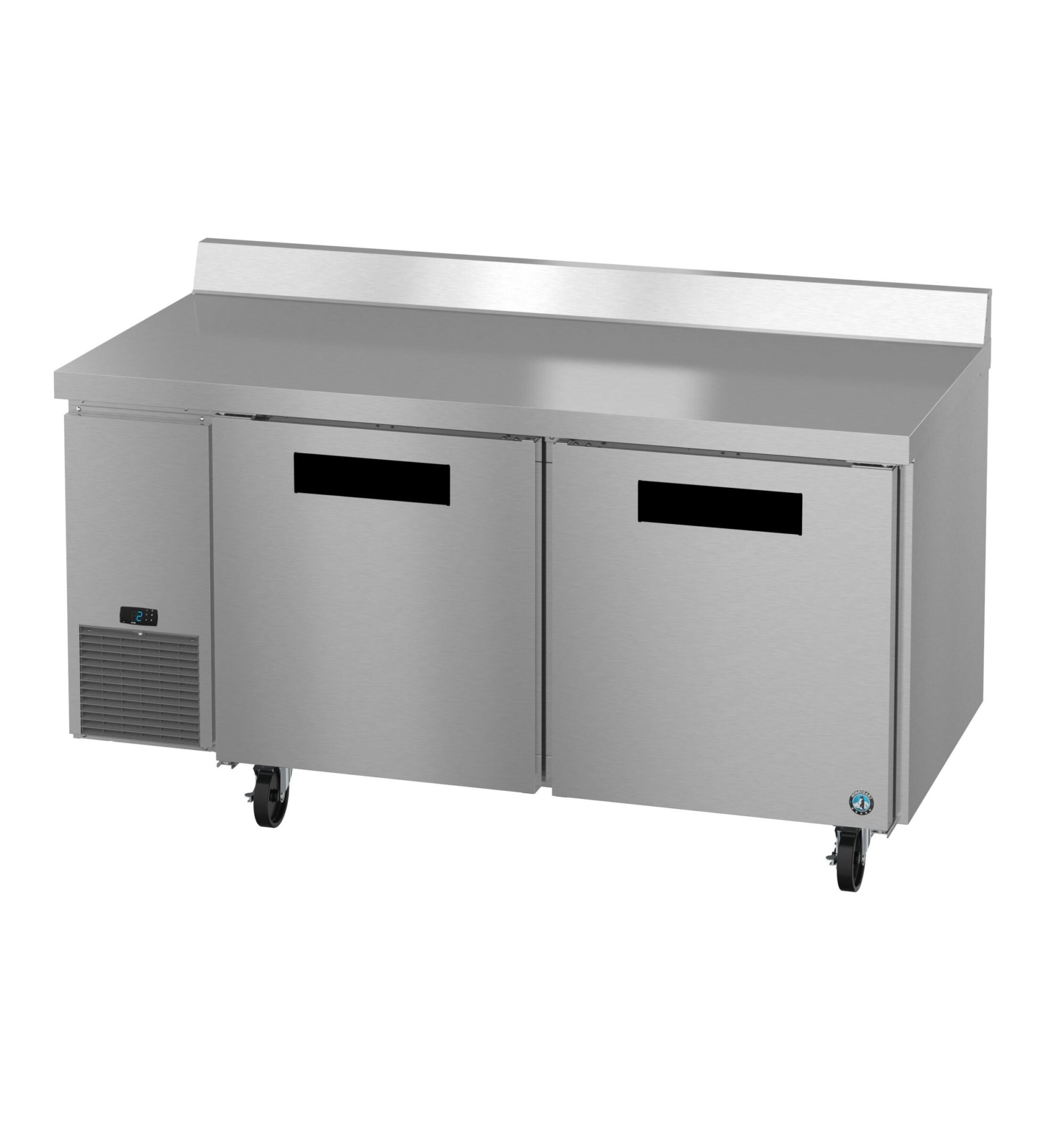 WLF67B, Side Mount Freezer, Two Section Worktop, Stainless Doors WLF67B