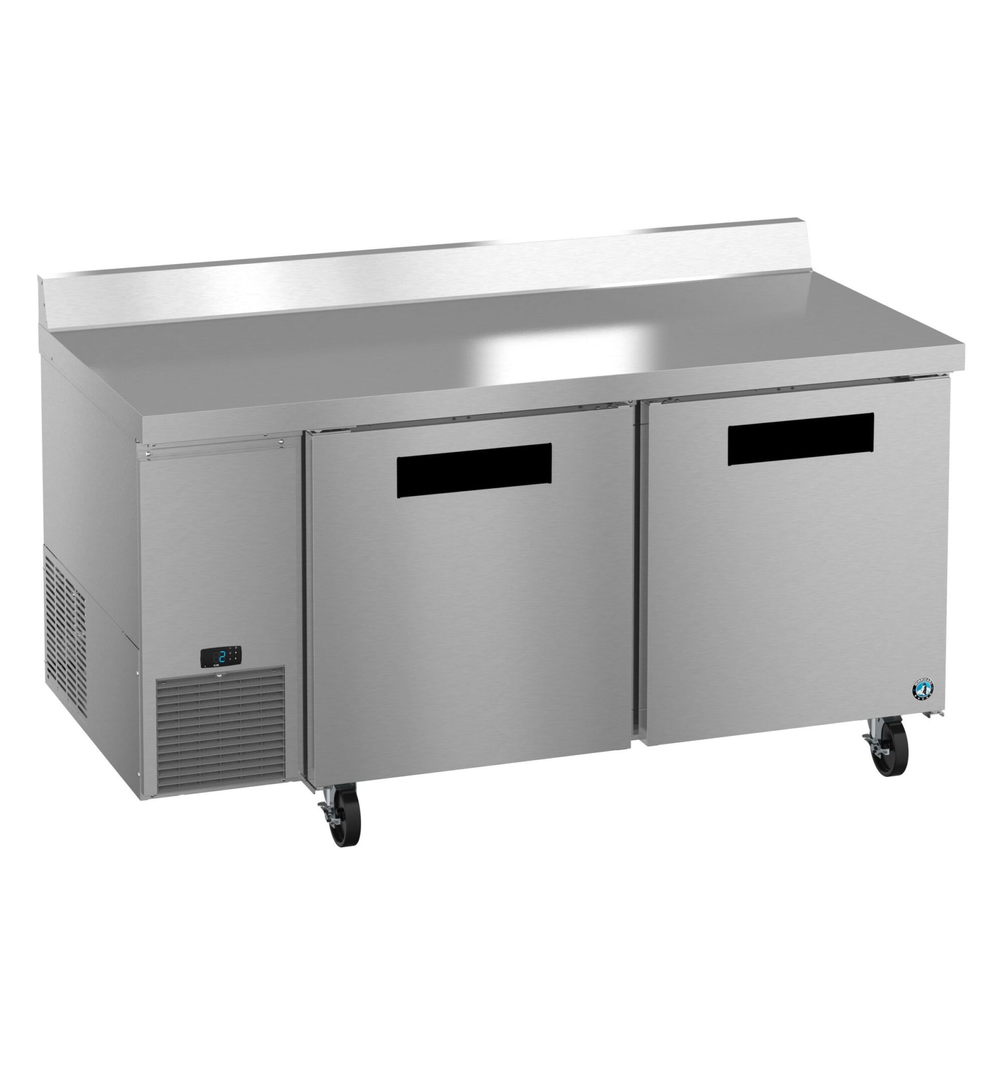 WLF67B, Side Mount Freezer, Two Section Worktop, Stainless Doors WLF67B