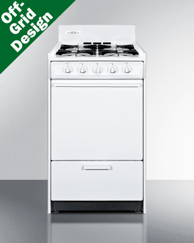 20" Wide Propane Gas Range, Battery Start WLM110P